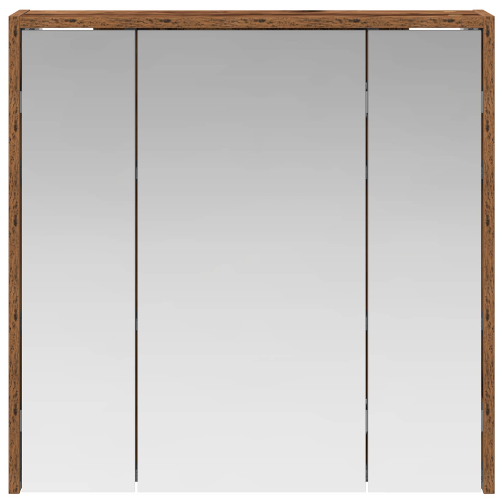 Badezimmerspiegelschrank Altholz 63,5 x 16 x 62,5 cm