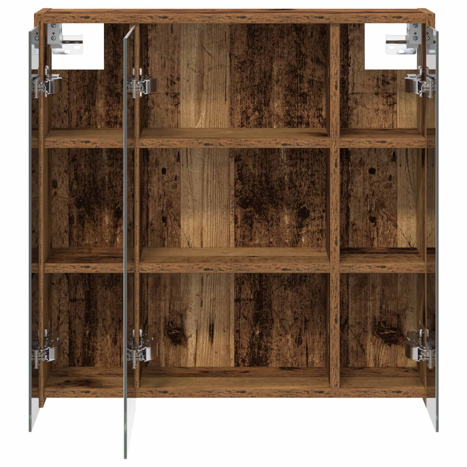 Badezimmerspiegelschrank Altholz 63,5 x 16 x 62,5 cm