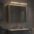 Badezimmerspiegelschrank Beton Grau 63,5 x 16 x 62,5 cm