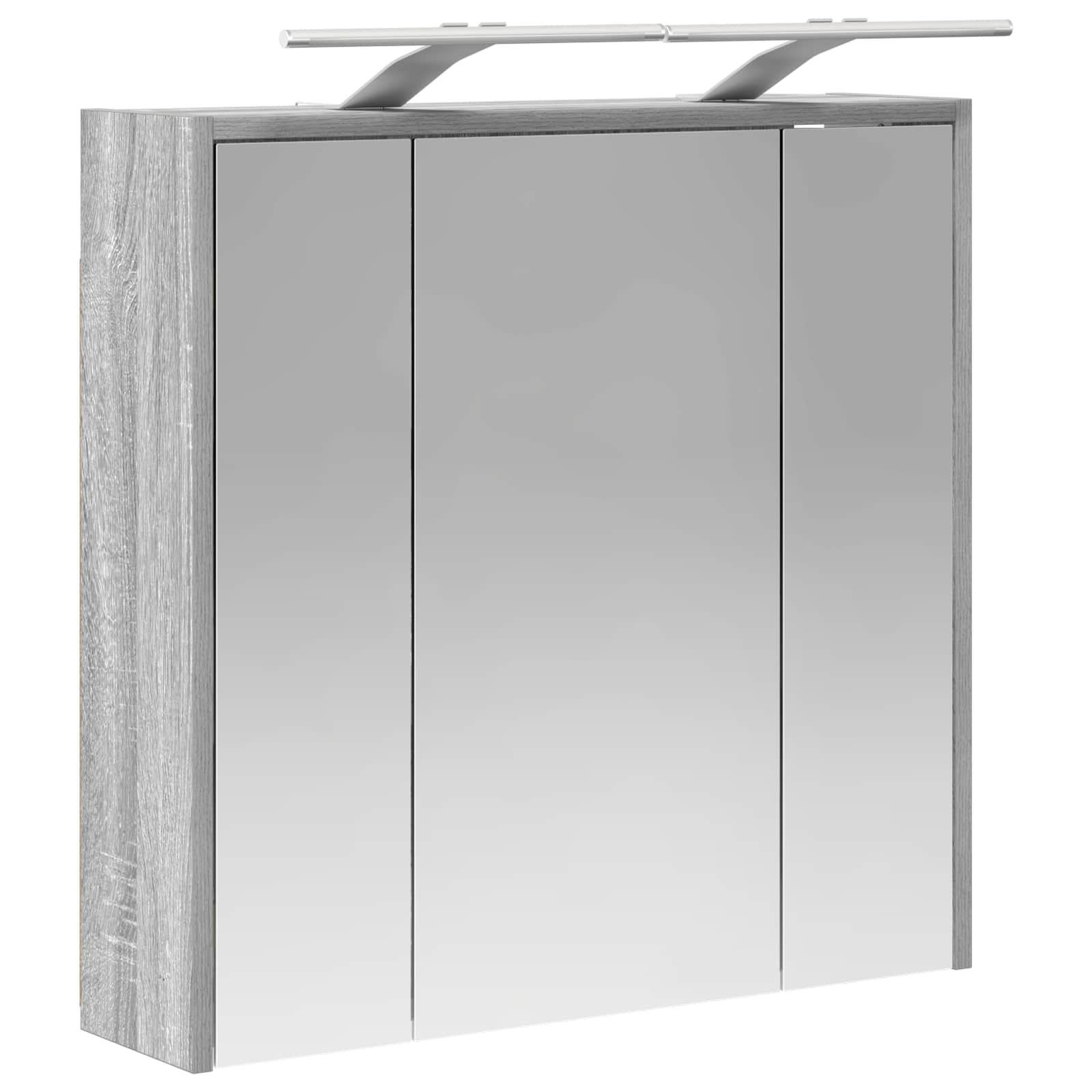 Badezimmerspiegelschrank Graues Sonoma 63,5 x 16 x 62,5 cm