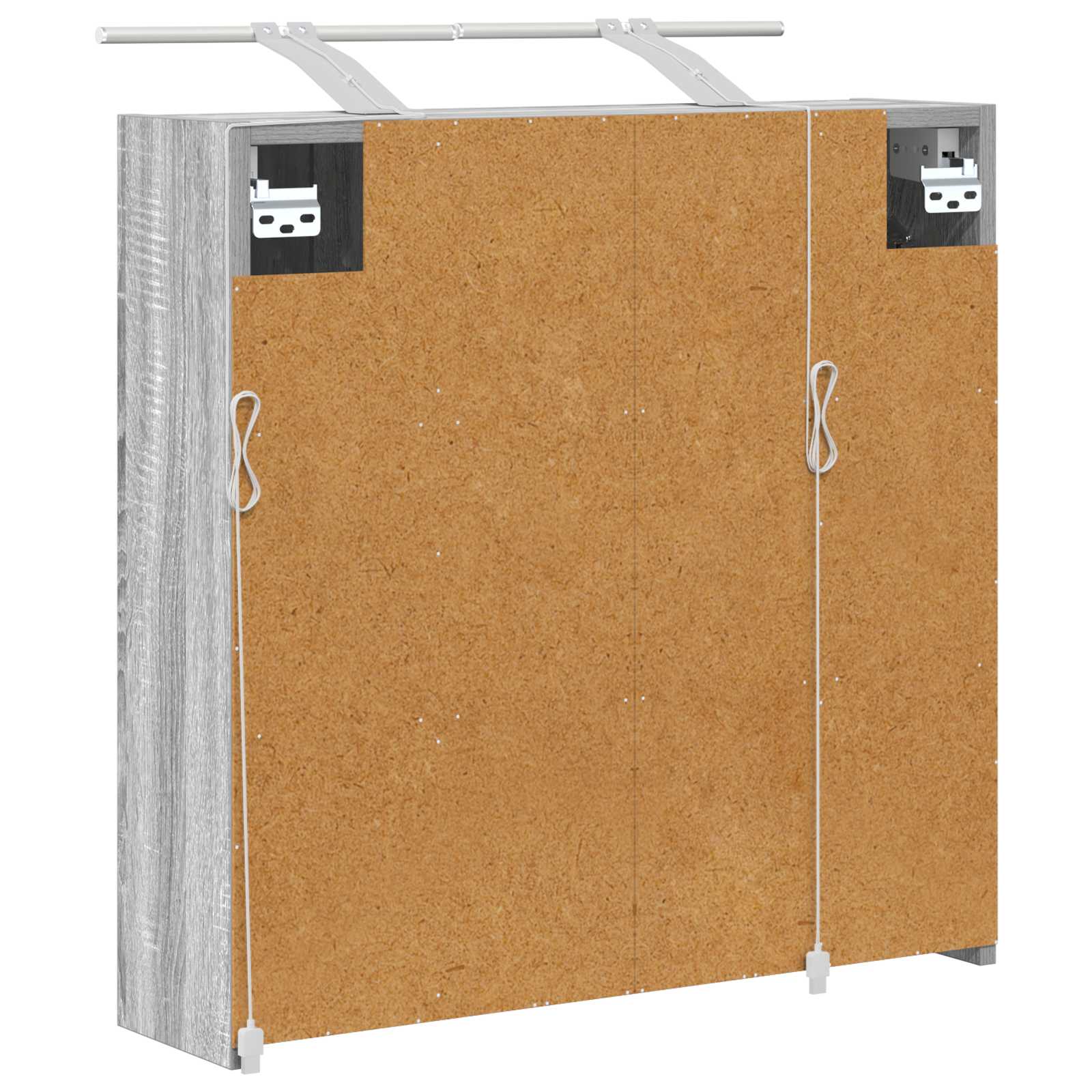 Badezimmerspiegelschrank Graues Sonoma 63,5 x 16 x 62,5 cm