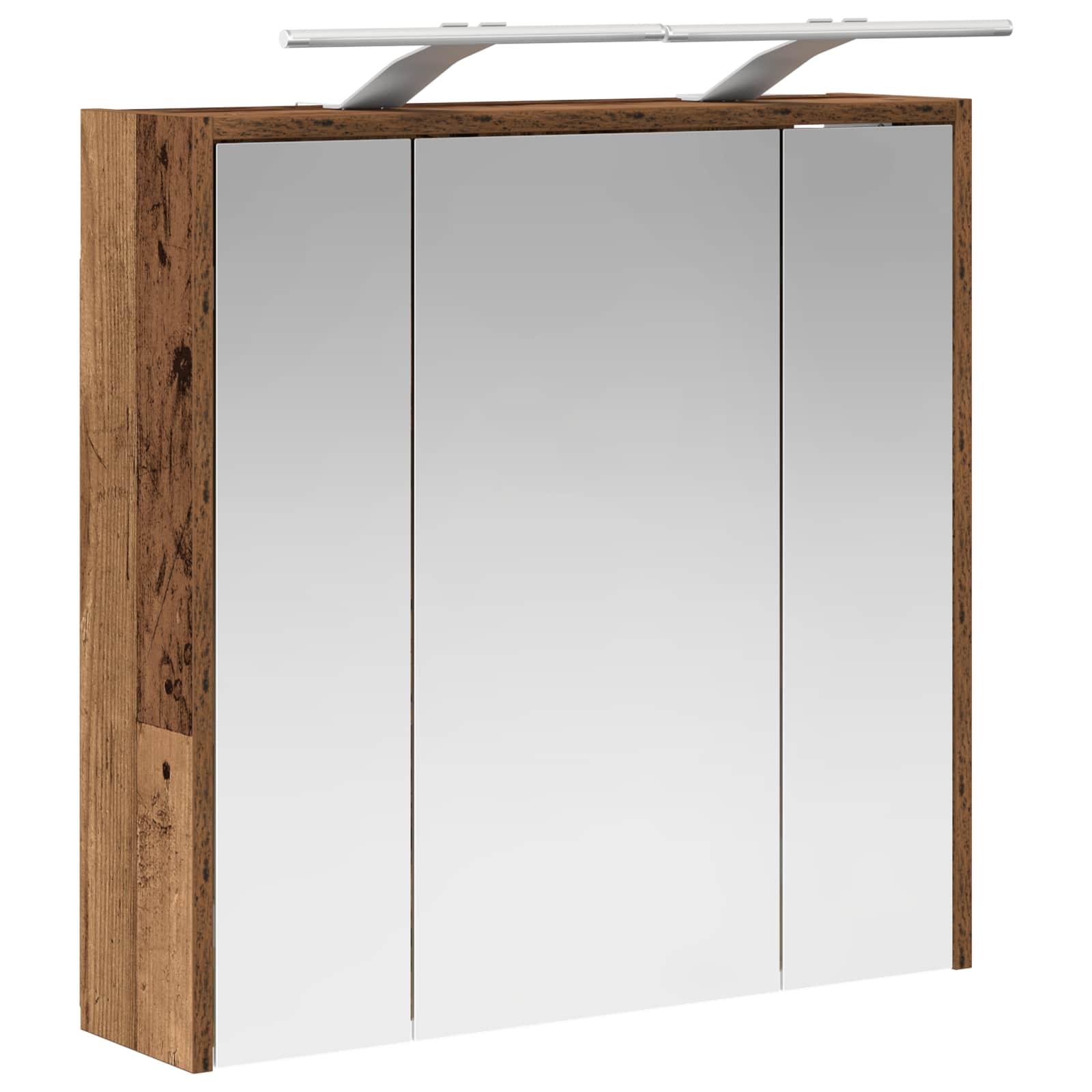 Badezimmerspiegelschrank Altholz 63,5 x 16 x 62,5 cm
