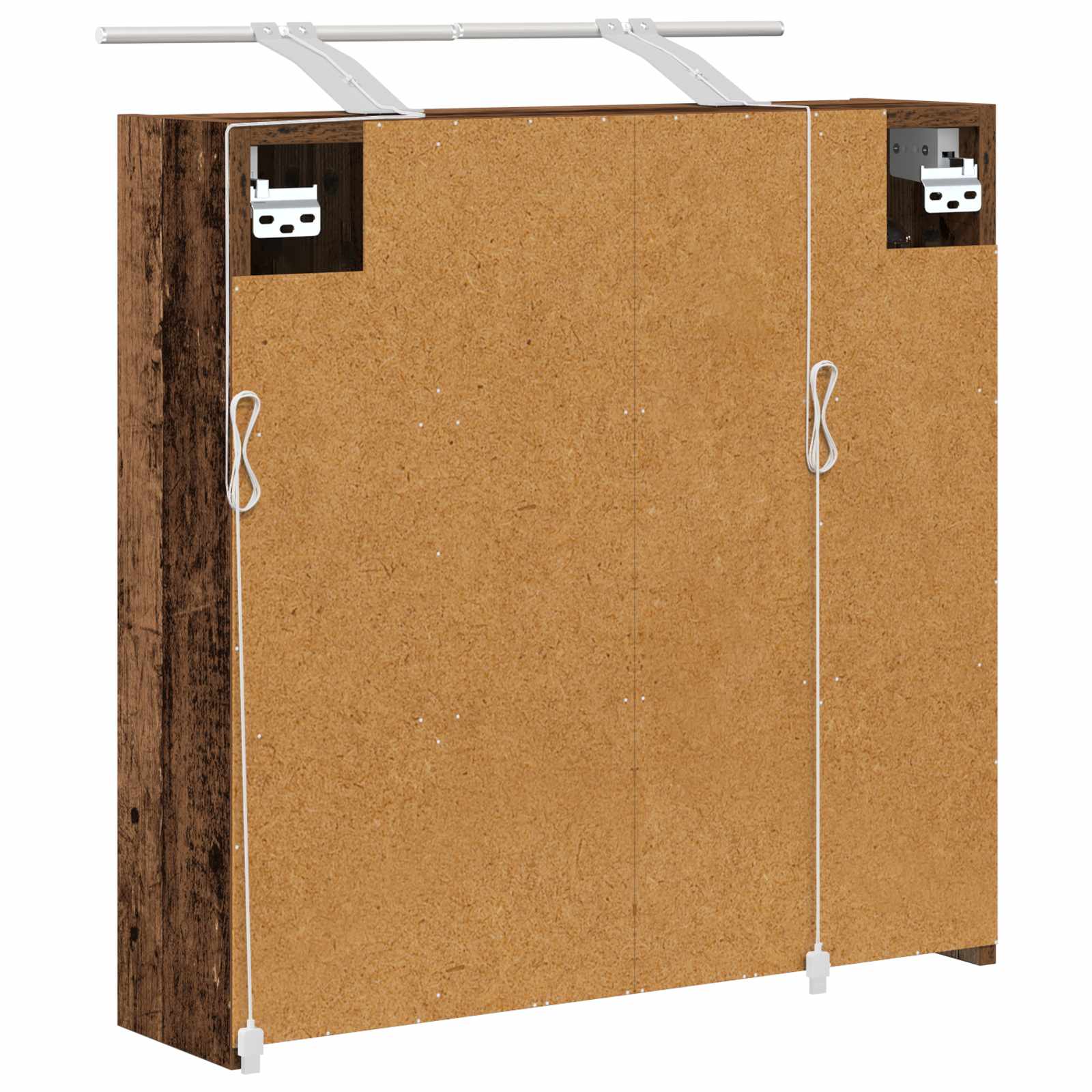Badezimmerspiegelschrank Altholz 63,5 x 16 x 62,5 cm