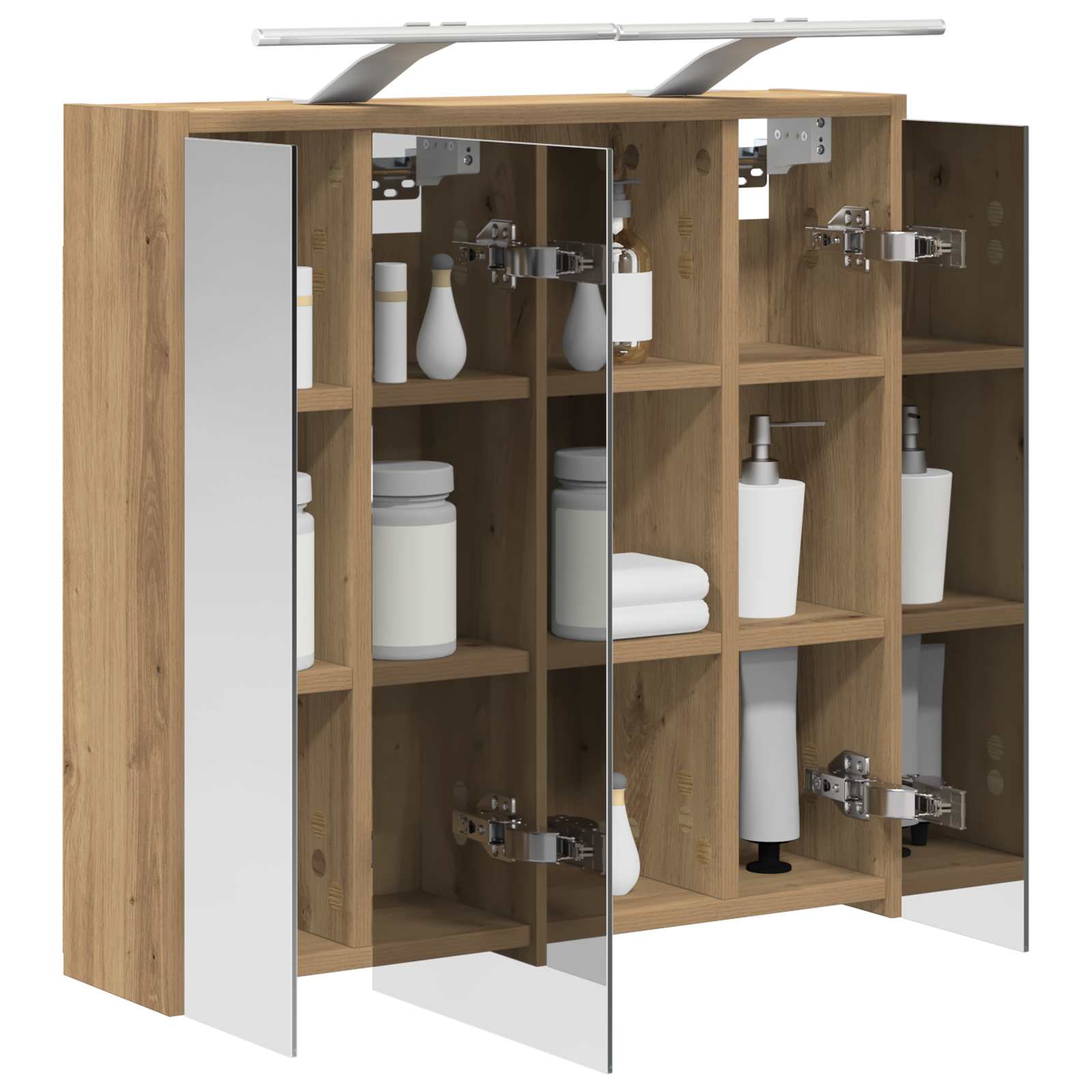Badezimmerspiegelschrank Kunsthandwerk Eiche
