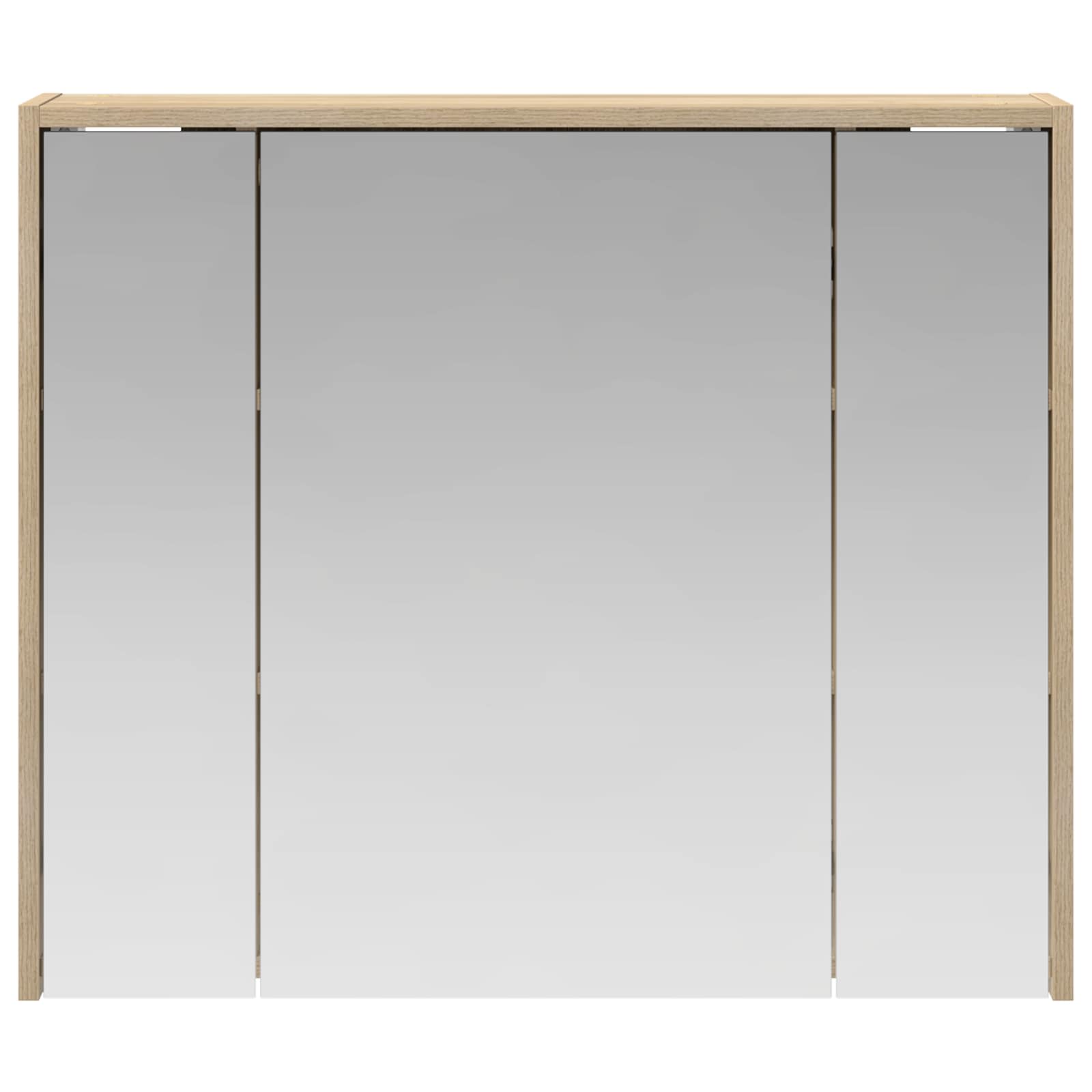 Badezimmerspiegelschrank Sonoma-Eiche 73,5 x 16 x 62,5 cm