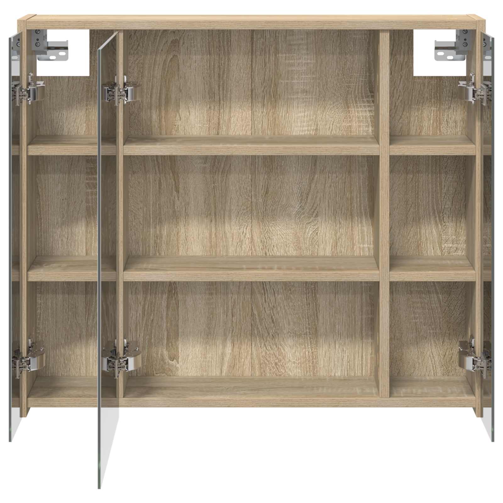 Badezimmerspiegelschrank Sonoma-Eiche 73,5 x 16 x 62,5 cm