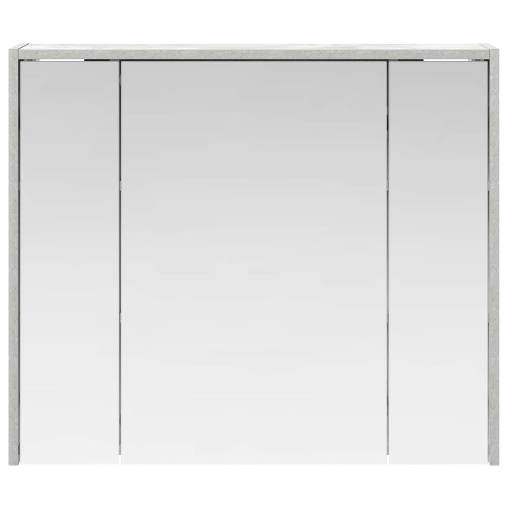 Badezimmerspiegelschrank Beton Grau 73,5 x 16 x 62,5 cm