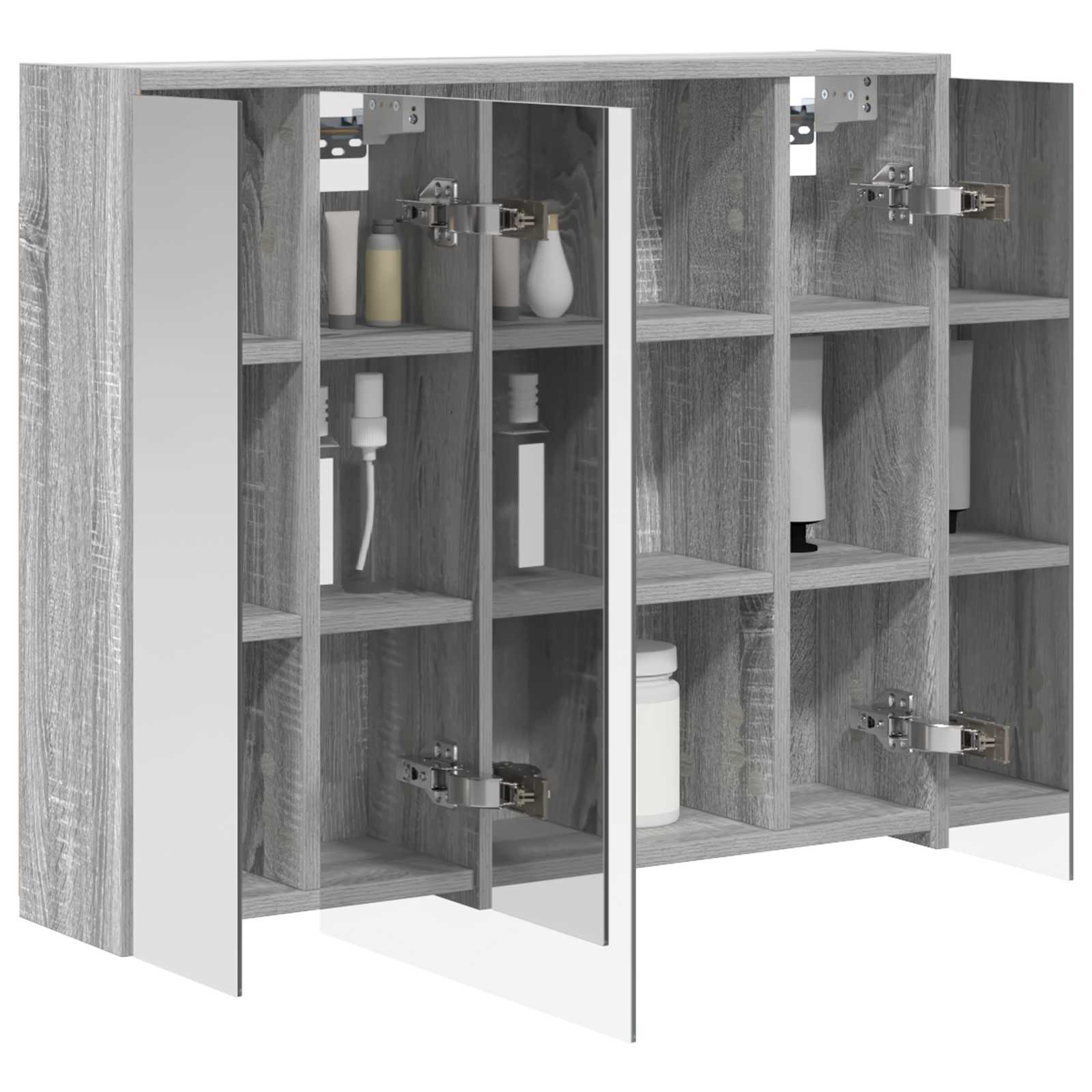 Badezimmerspiegelschrank Graues Sonoma 73,5 x 16 x 62,5 cm