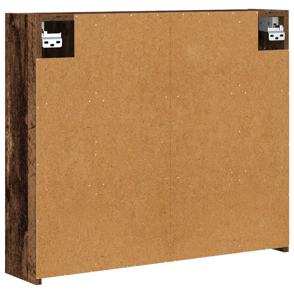 Badezimmerspiegelschrank Altholz 73,5 x 16 x 62,5 cm