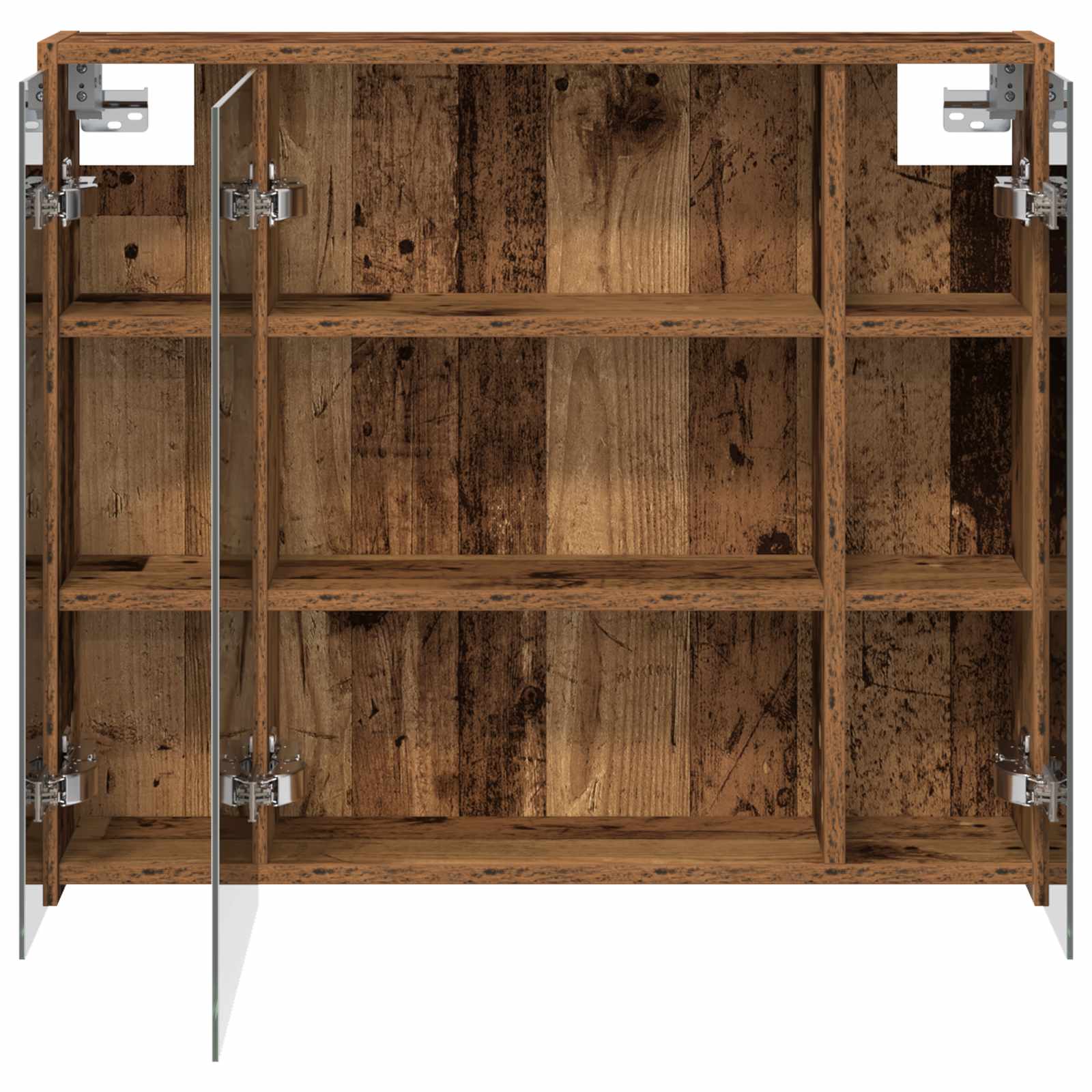 Badezimmerspiegelschrank Altholz 73,5 x 16 x 62,5 cm