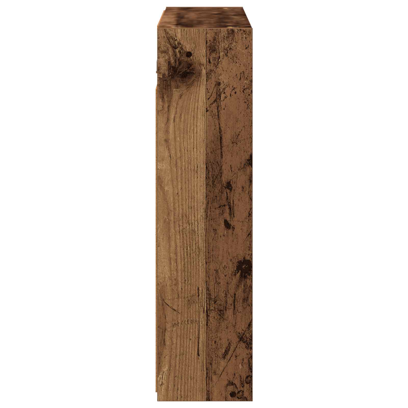 Badezimmerspiegelschrank Altholz 73,5 x 16 x 62,5 cm