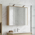 Badezimmerspiegelschrank Sonoma-Eiche 73,5 x 16 x 62,5 cm