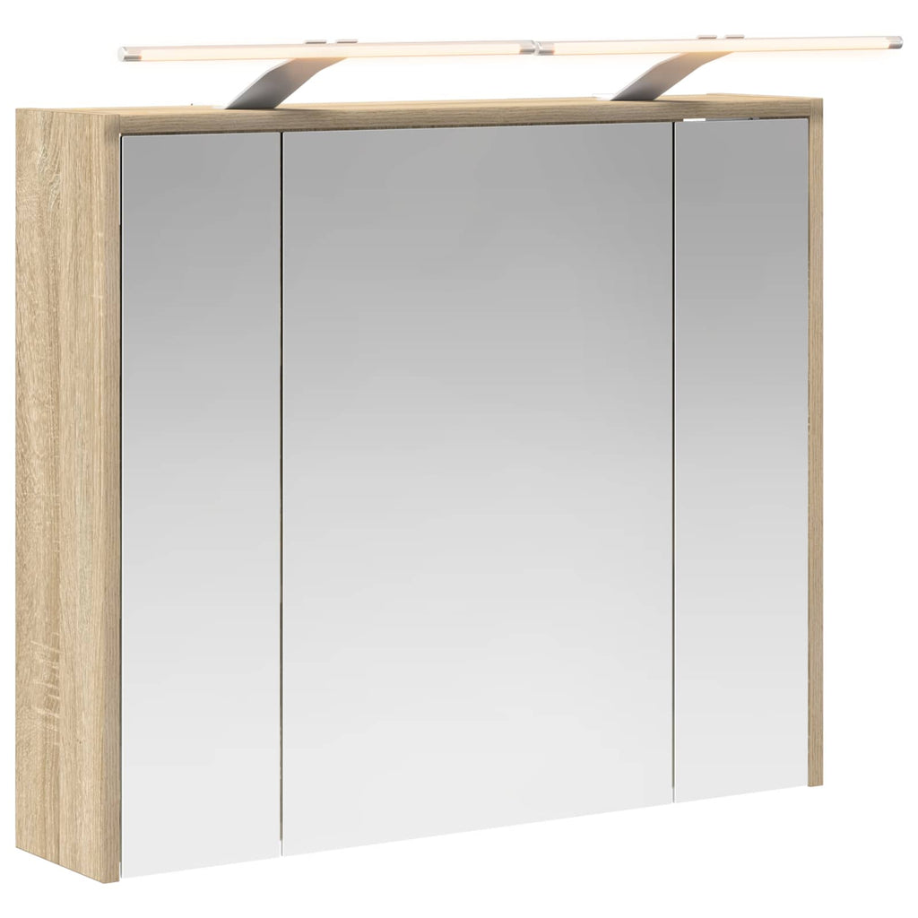 Badezimmerspiegelschrank Sonoma-Eiche 73,5 x 16 x 62,5 cm