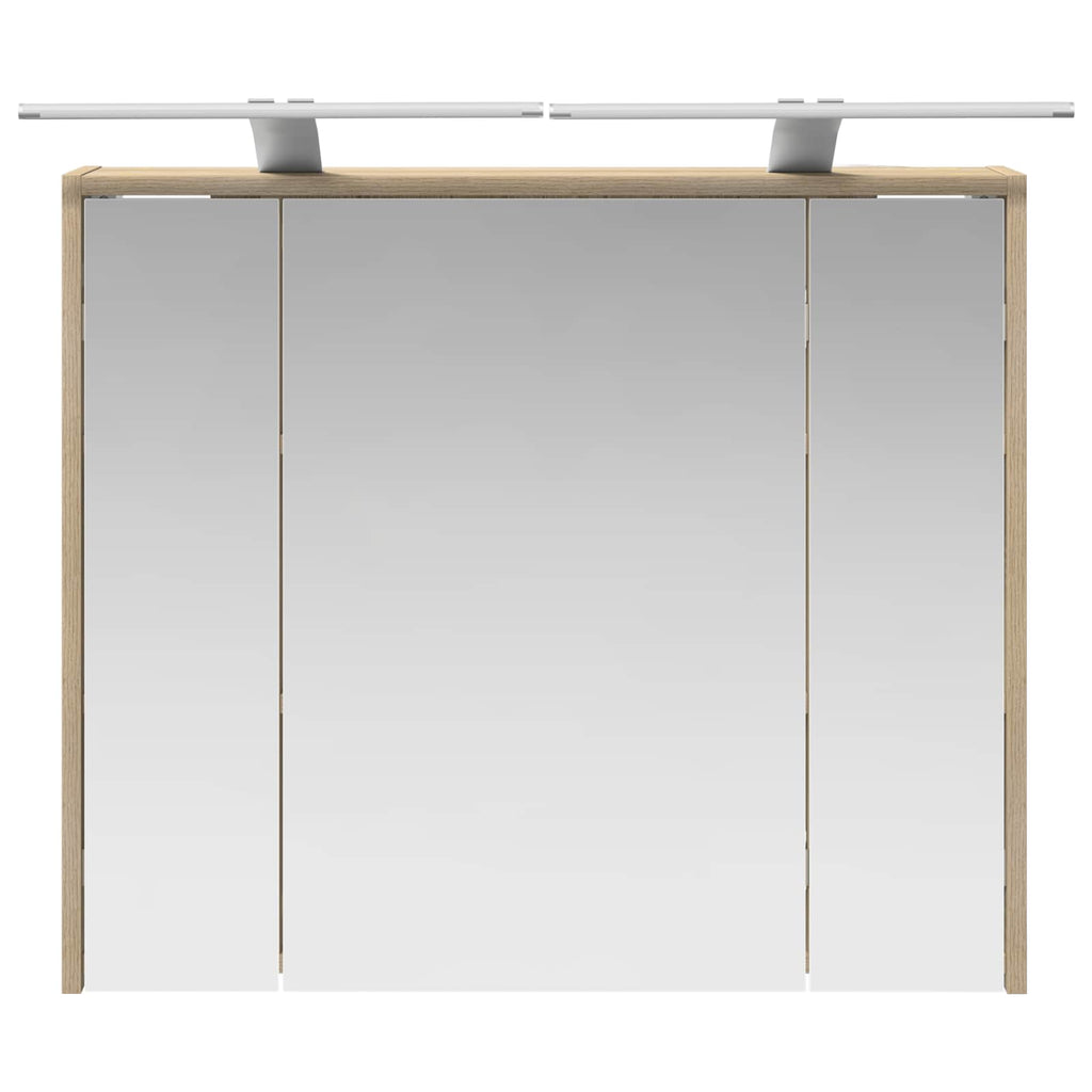 Badezimmerspiegelschrank Sonoma-Eiche 73,5 x 16 x 62,5 cm