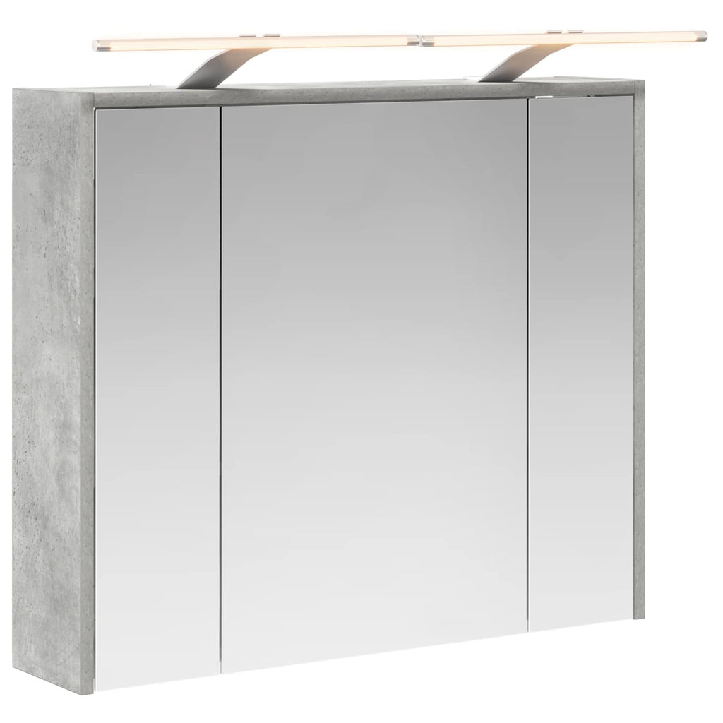 Badezimmerspiegelschrank Beton Grau 73,5 x 16 x 62,5 cm