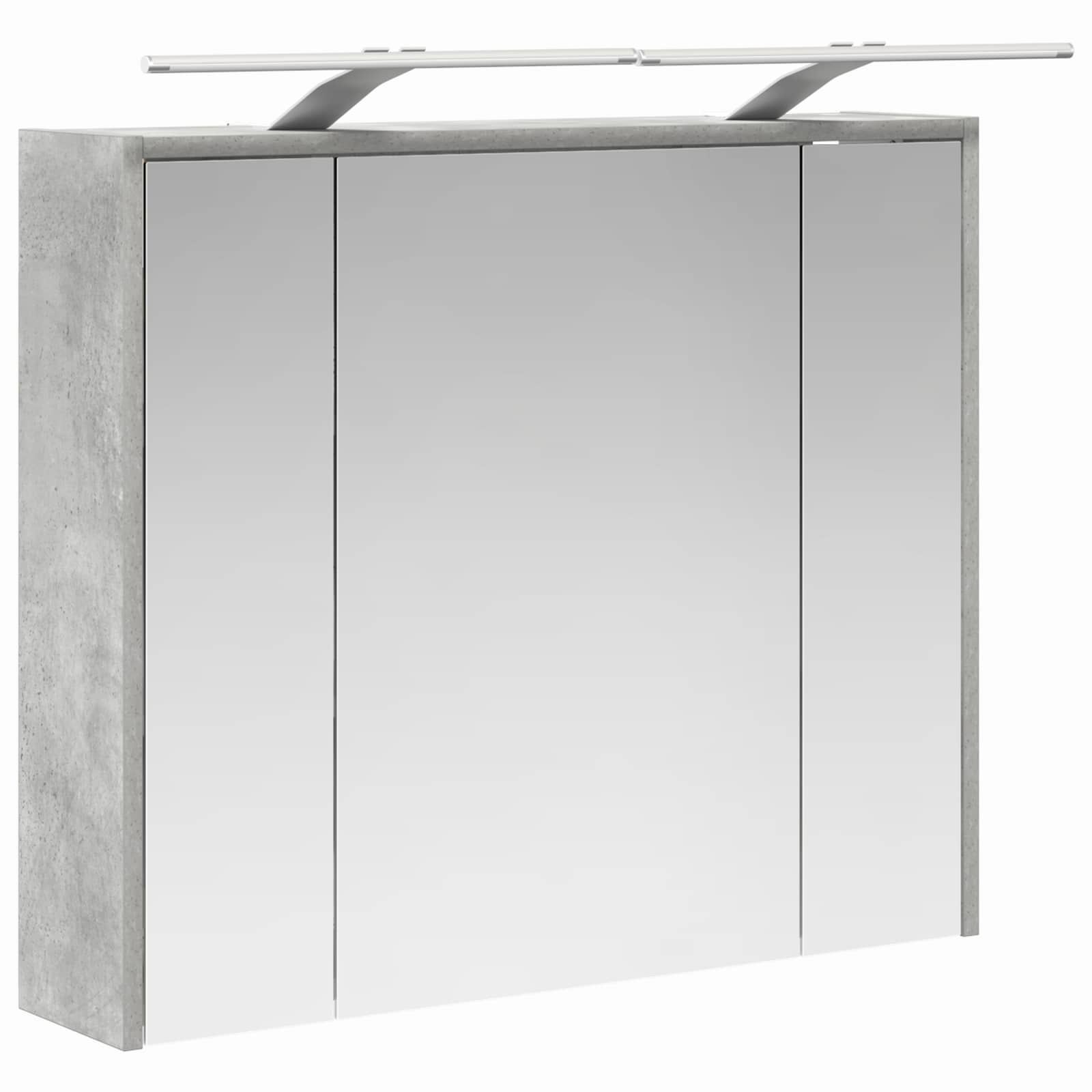 Badezimmerspiegelschrank Beton Grau 73,5 x 16 x 62,5 cm