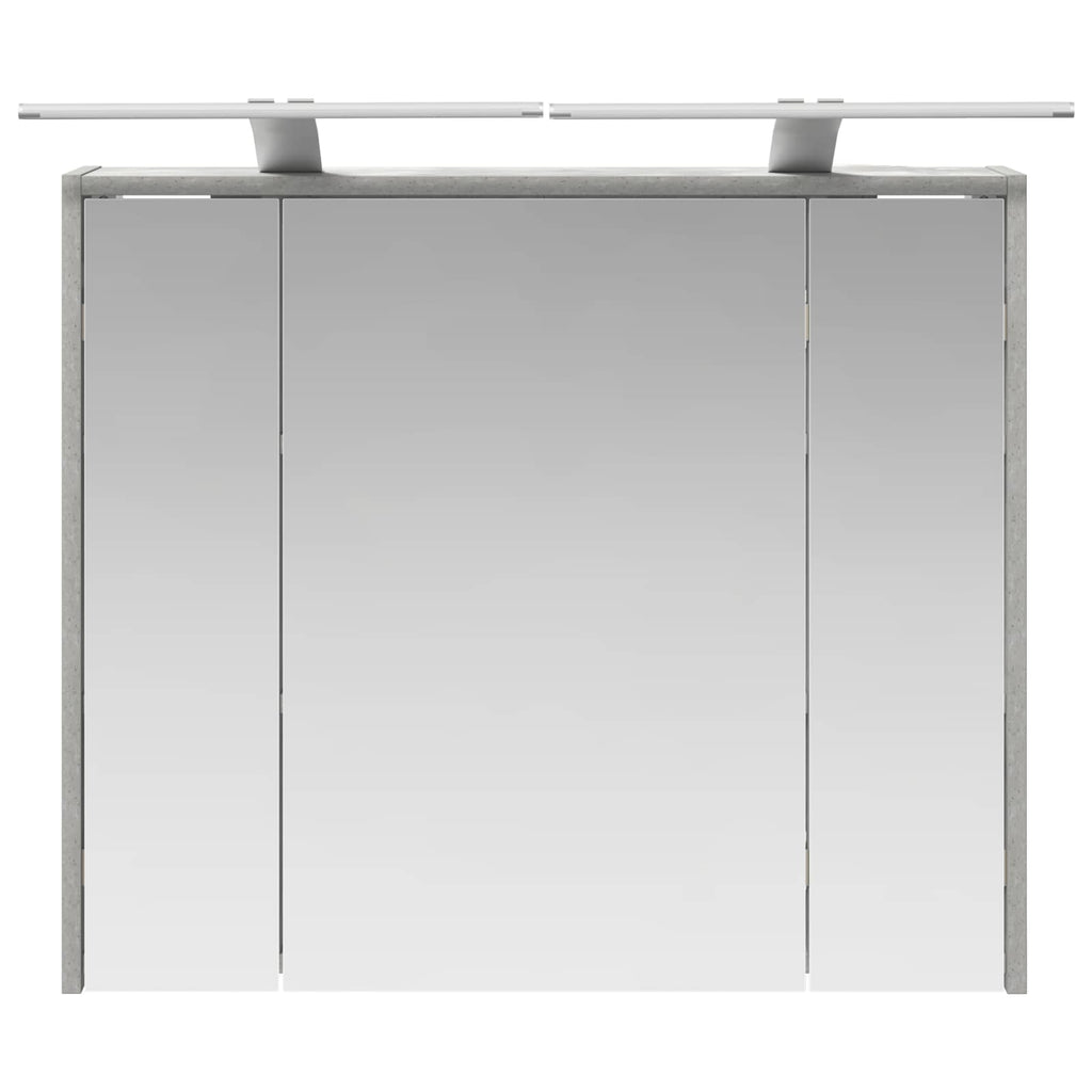 Badezimmerspiegelschrank Beton Grau 73,5 x 16 x 62,5 cm