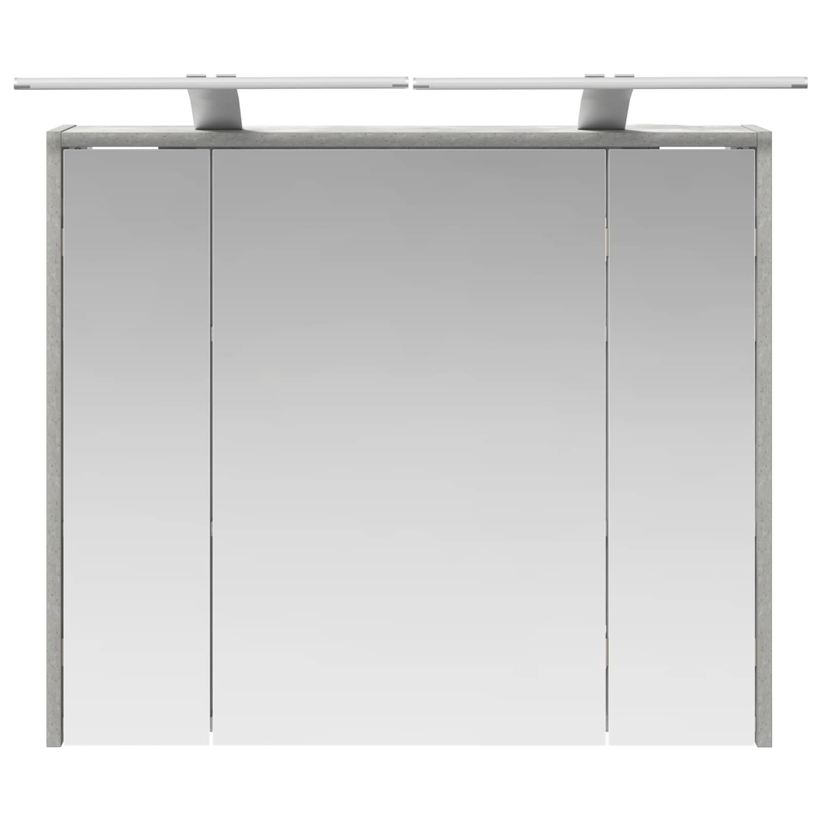 Badezimmerspiegelschrank Beton Grau 73,5 x 16 x 62,5 cm