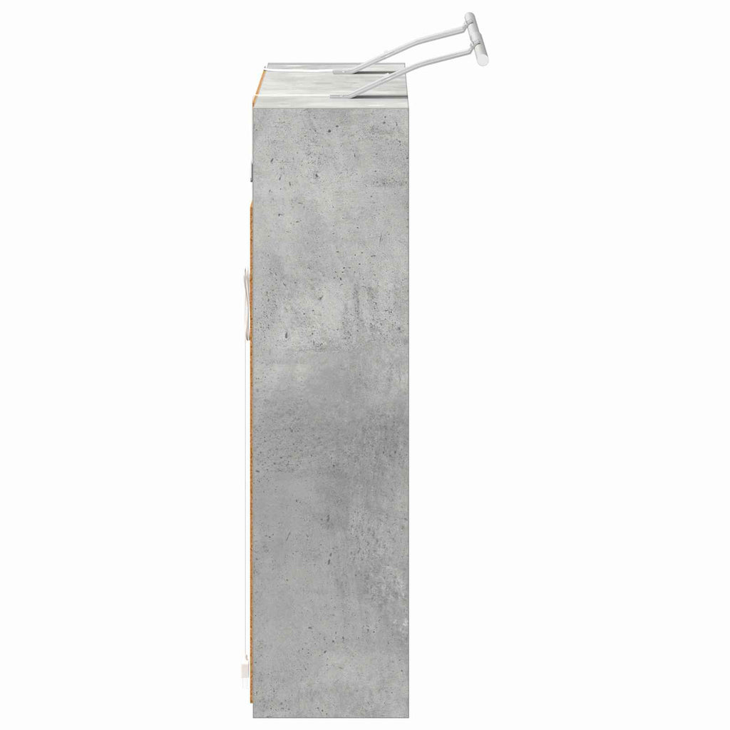 Badezimmerspiegelschrank Beton Grau 73,5 x 16 x 62,5 cm