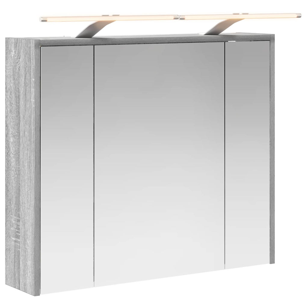 Badezimmerspiegelschrank Graues Sonoma 73,5 x 16 x 62,5 cm