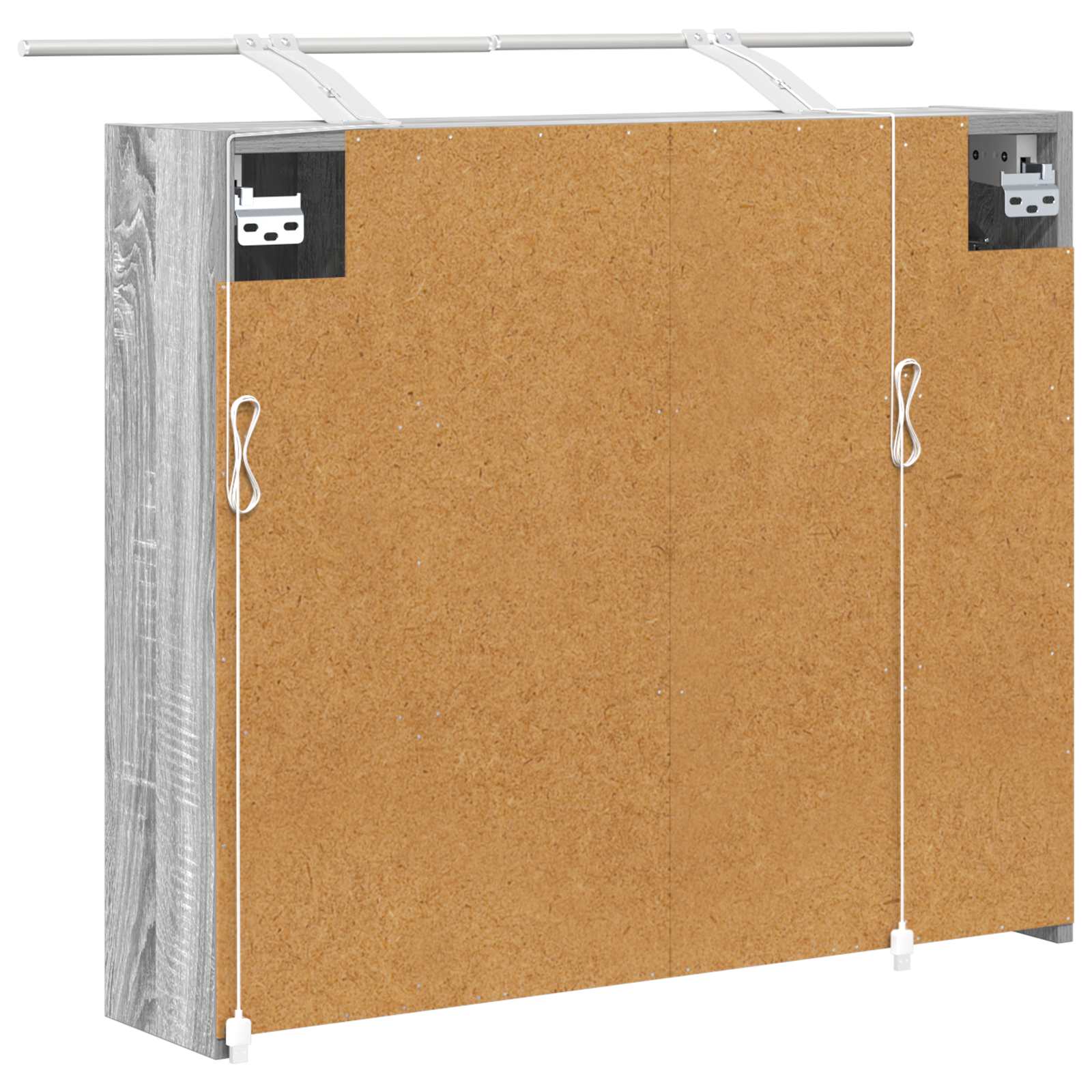 Badezimmerspiegelschrank Graues Sonoma 73,5 x 16 x 62,5 cm