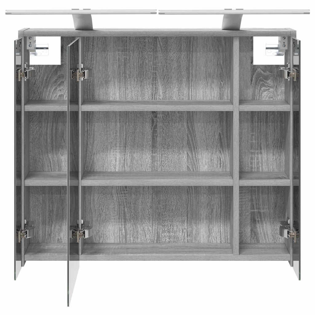 Badezimmerspiegelschrank Graues Sonoma 73,5 x 16 x 62,5 cm