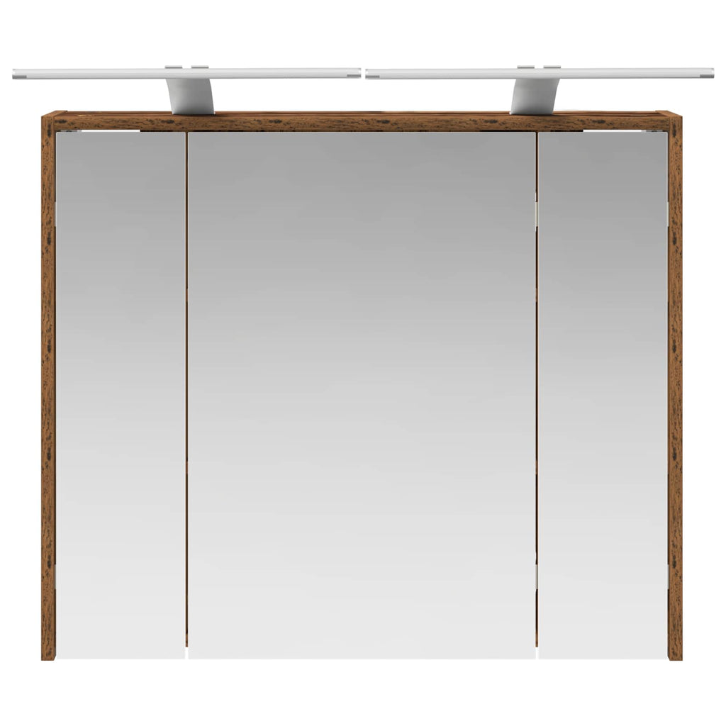 Badezimmerspiegelschrank Altholz 73,5 x 16 x 62,5 cm