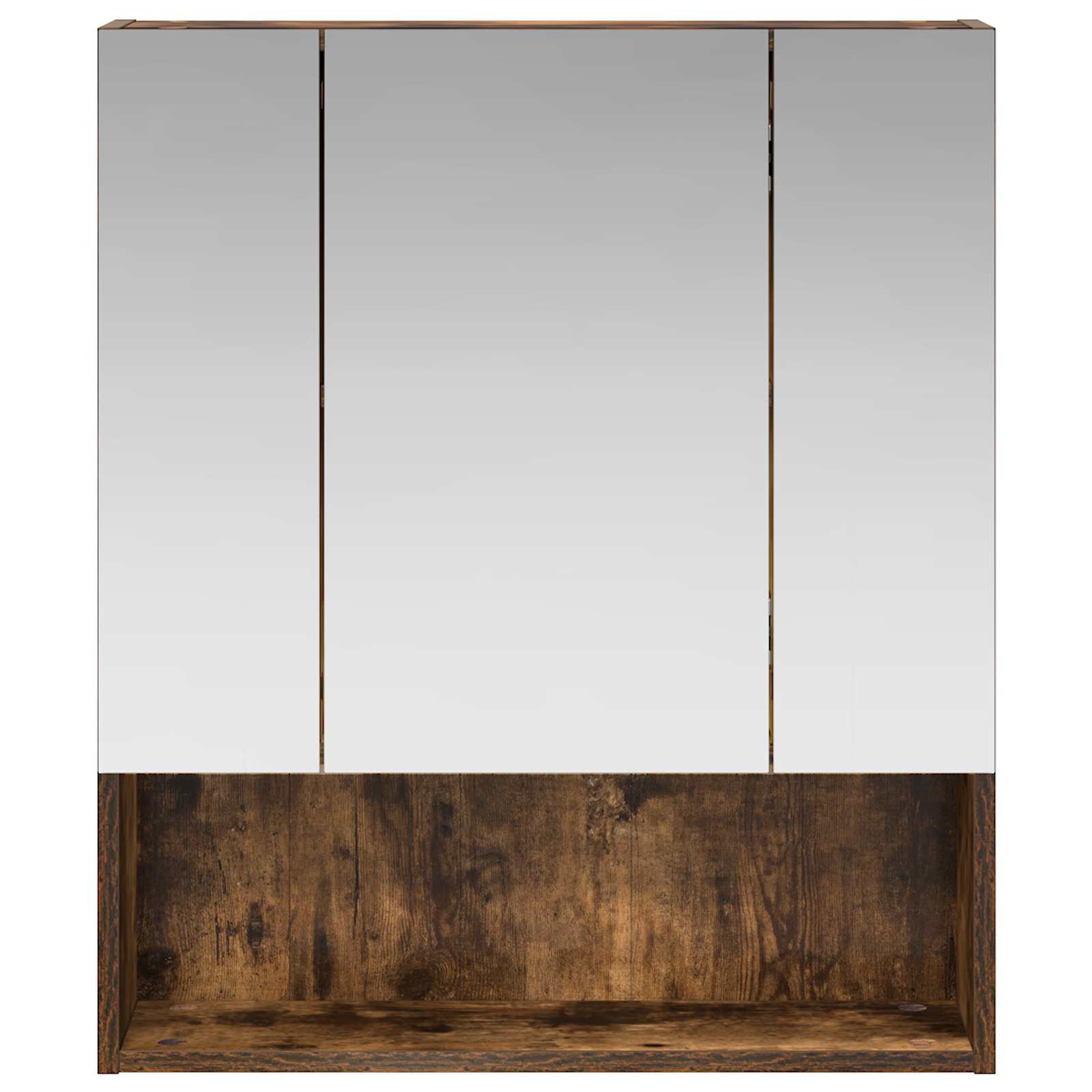 Badezimmerspiegelschrank Geräucherte Eiche 60 x 14.5 x 70 cm