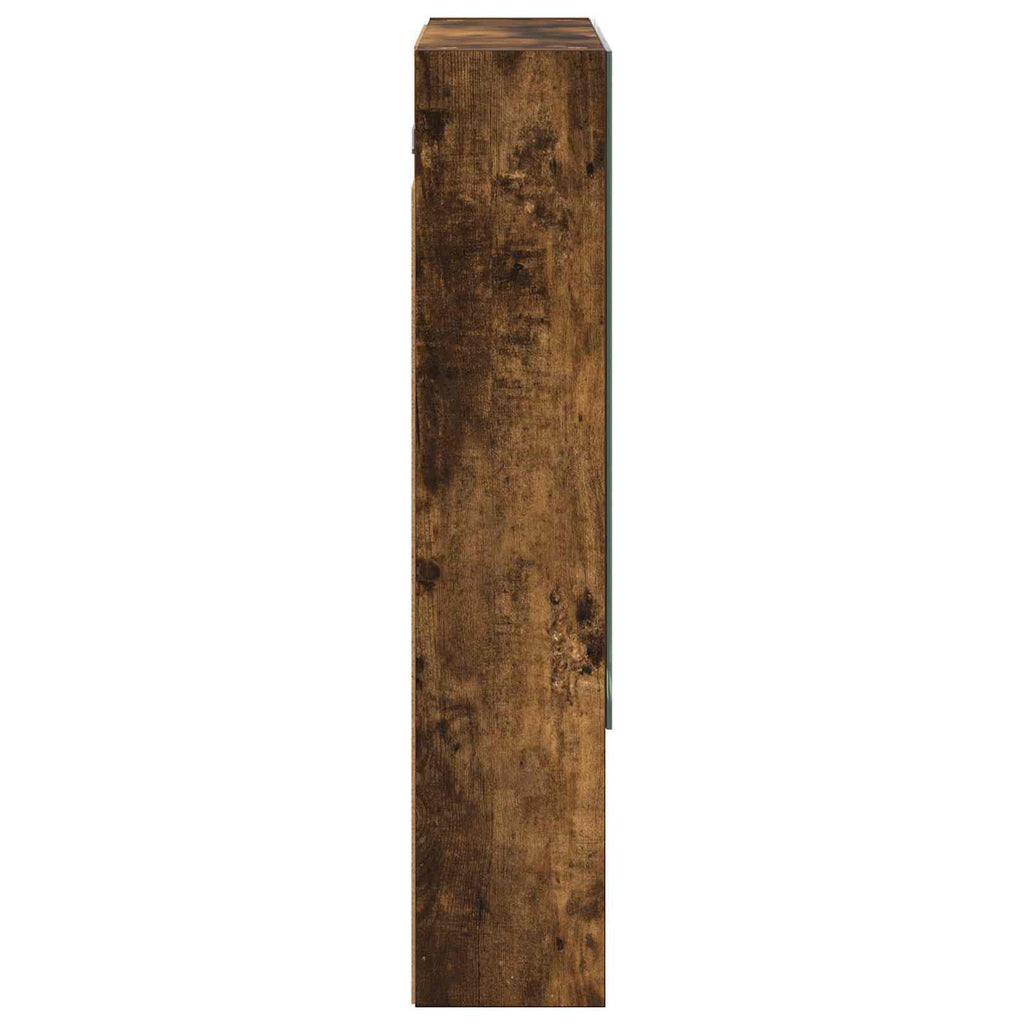 Badezimmerspiegelschrank Geräucherte Eiche 60 x 14.5 x 70 cm