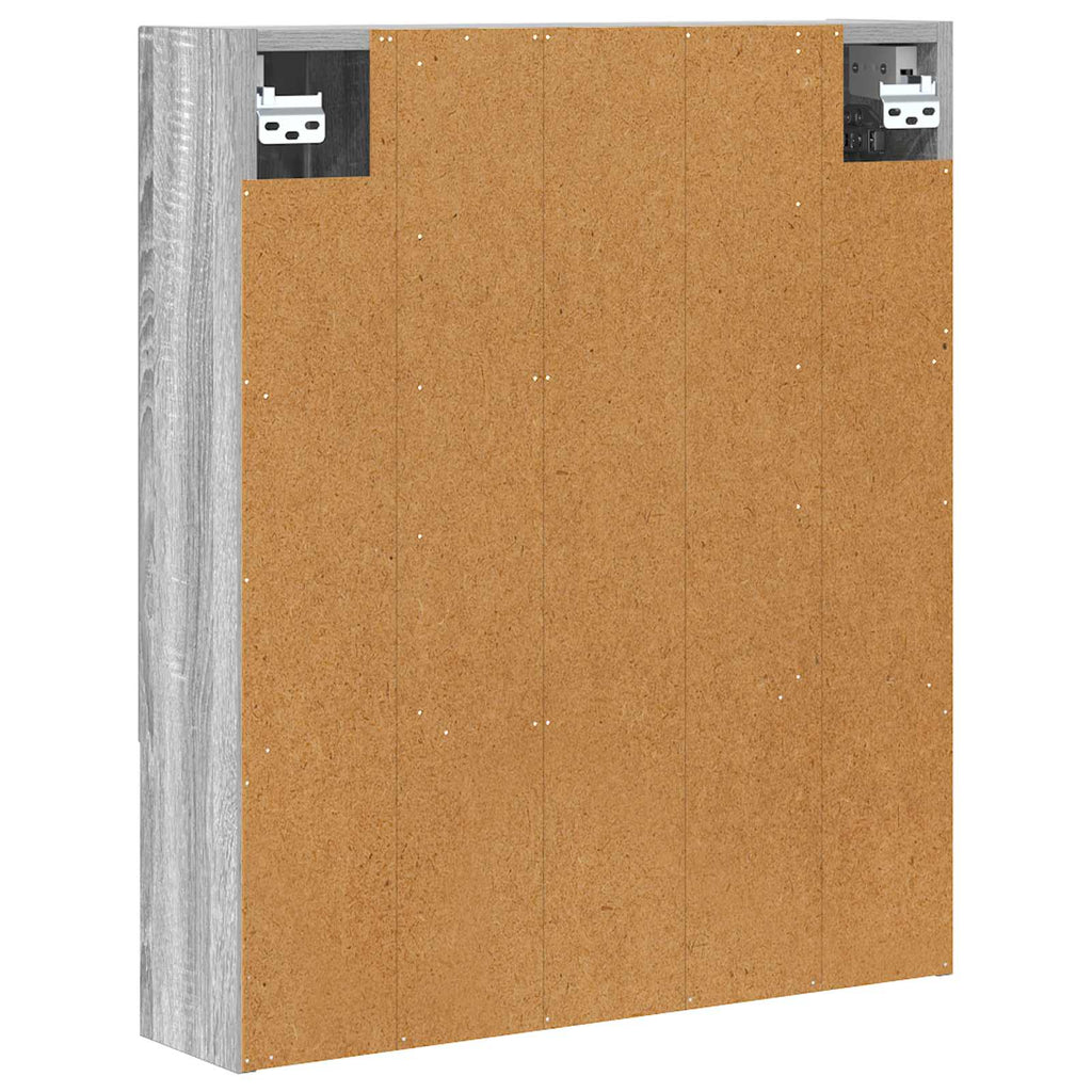 Badezimmerspiegelschrank Graues Sonoma 60 x 14.5 x 70 cm