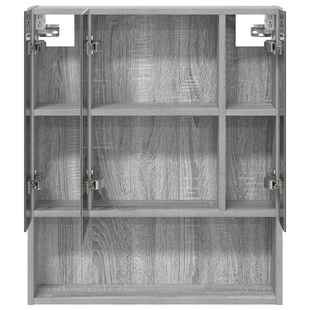 Badezimmerspiegelschrank Graues Sonoma 60 x 14.5 x 70 cm