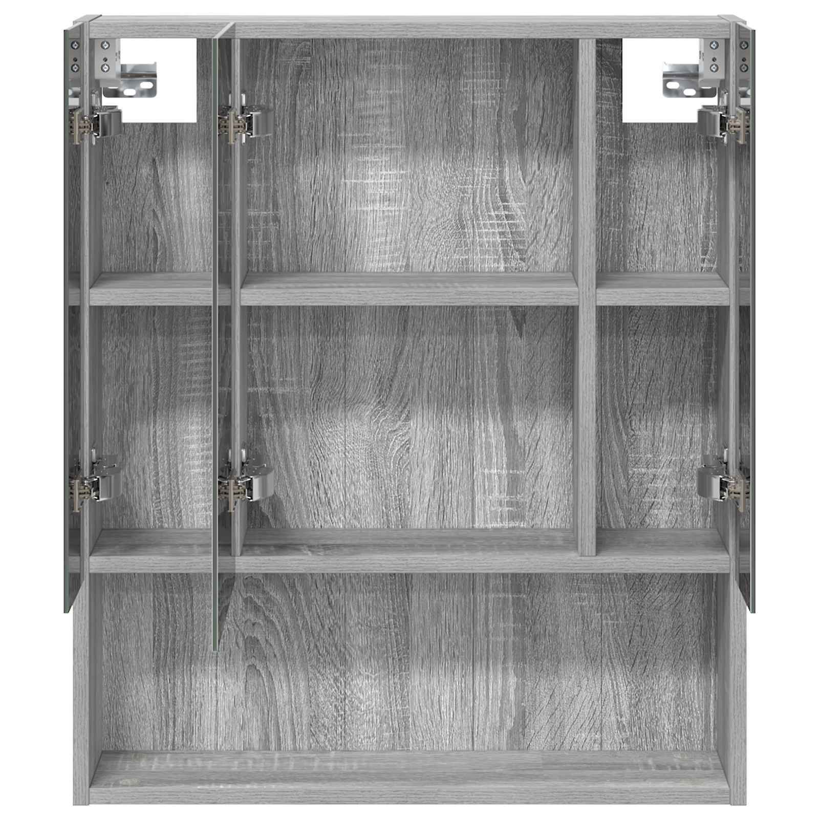 Badezimmerspiegelschrank Graues Sonoma 60 x 14.5 x 70 cm