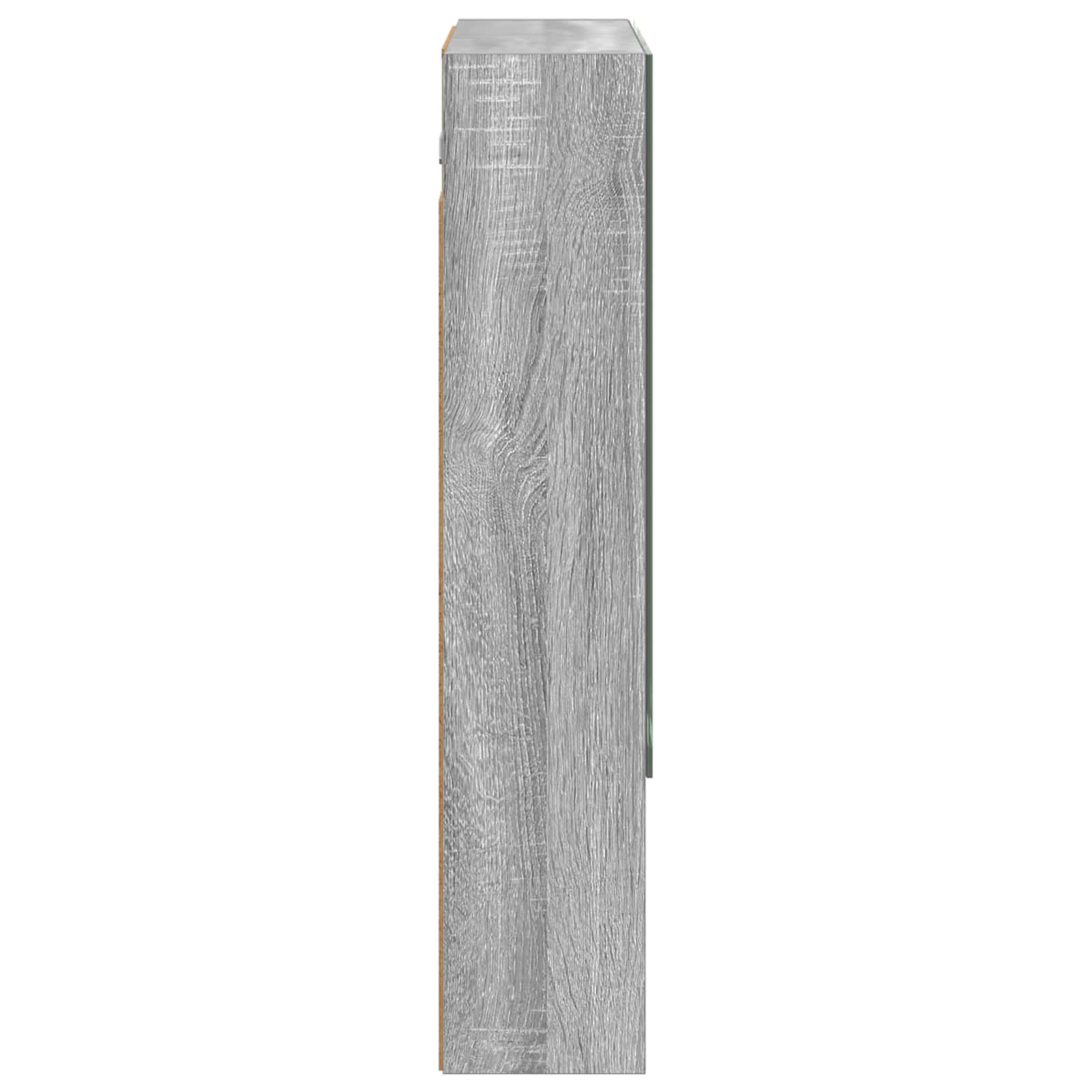 Badezimmerspiegelschrank Graues Sonoma 60 x 14.5 x 70 cm