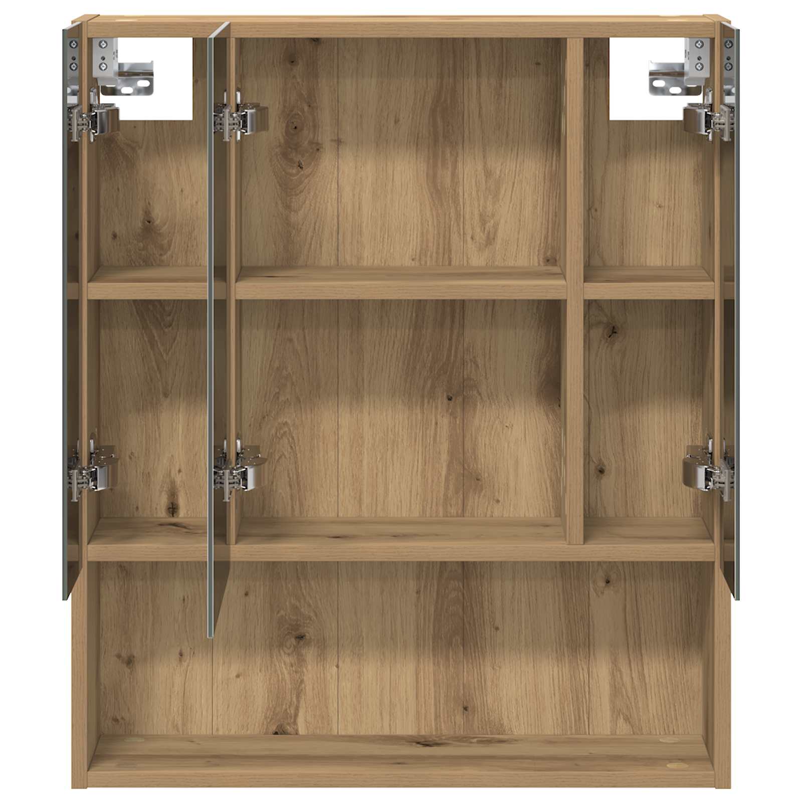 Badezimmerspiegelschrank Kunsthandwerk Eiche 60 x 14.5 x 70 cm