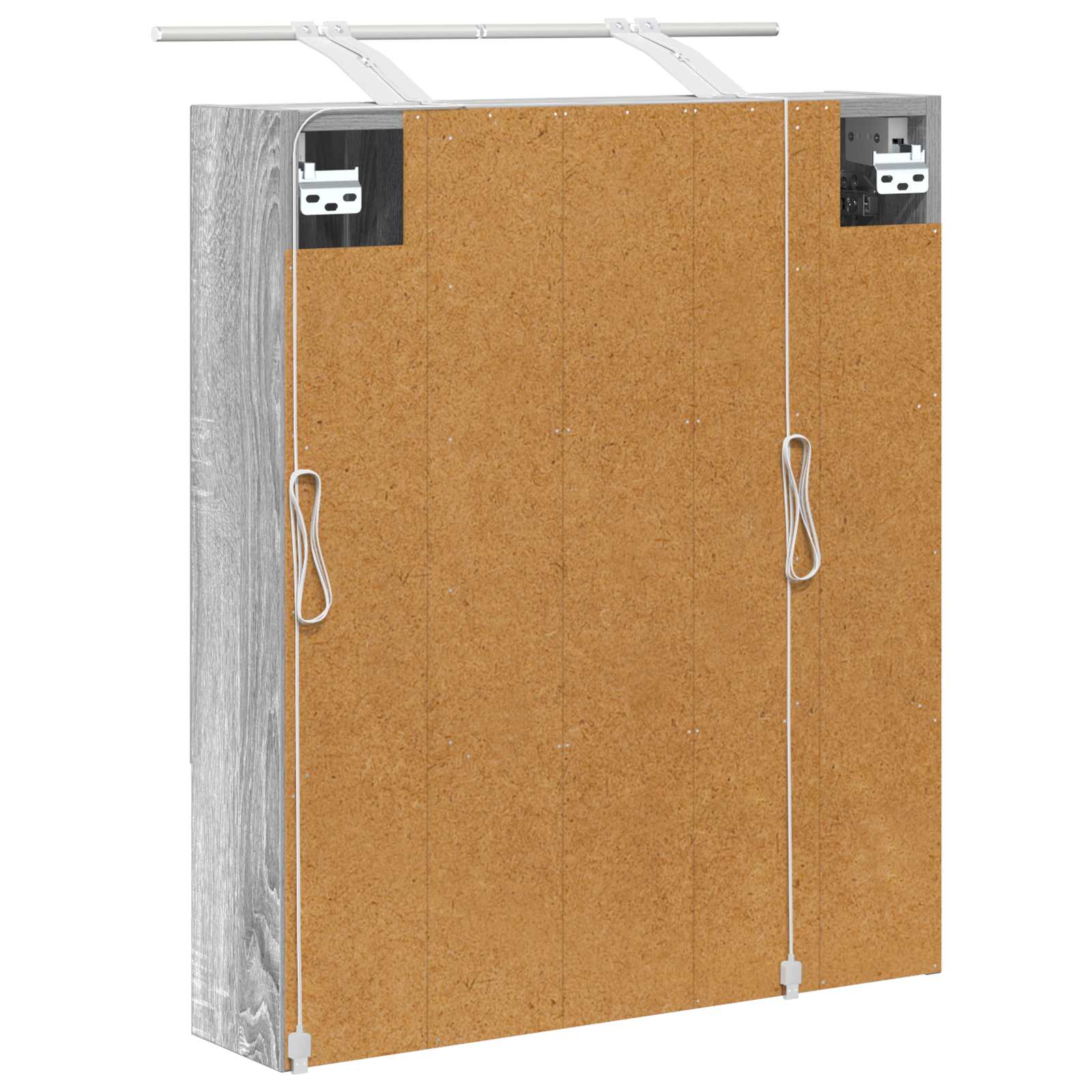Badezimmerspiegelschrank Graues Sonoma 60 x 14.5 x 70 cm