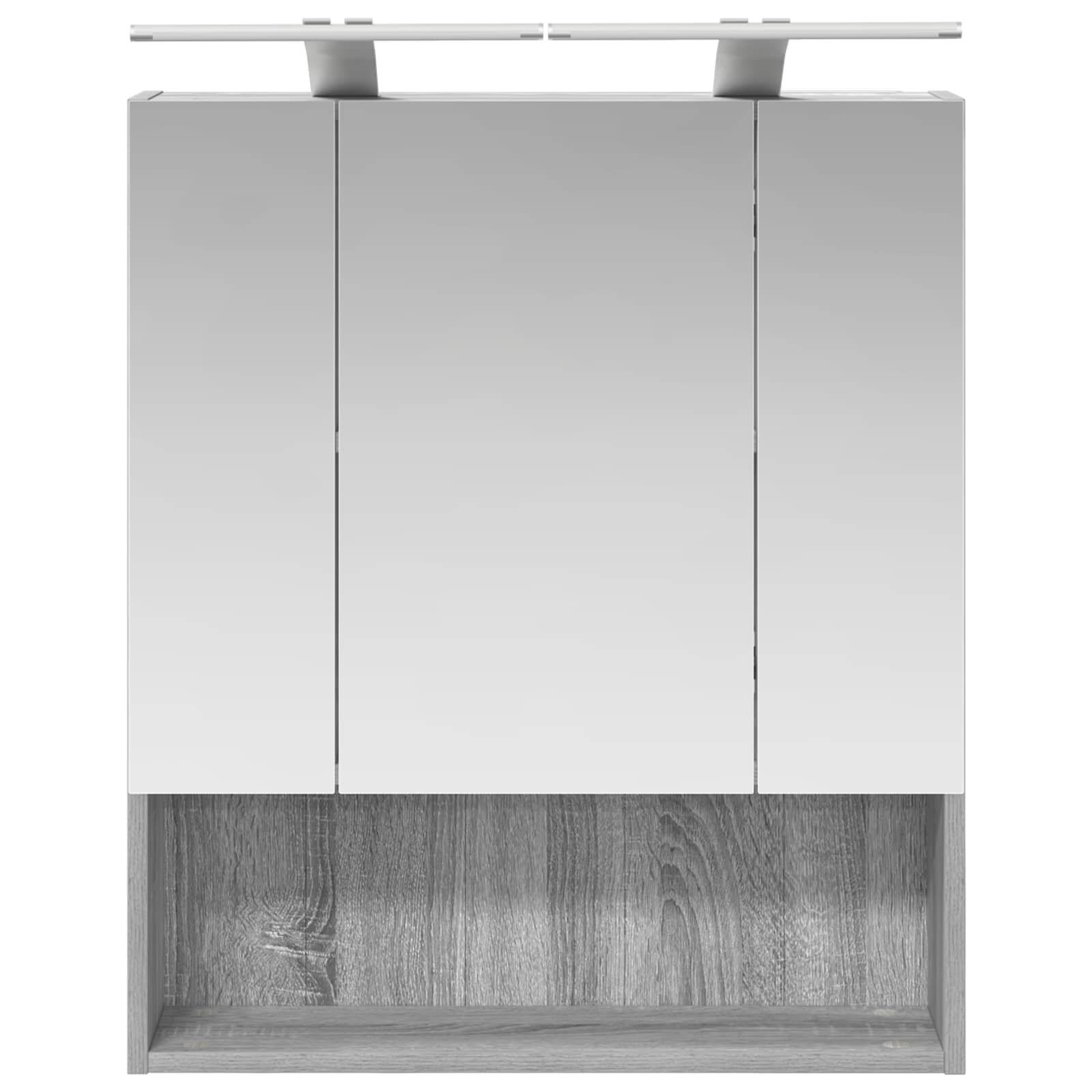 Badezimmerspiegelschrank Graues Sonoma 60 x 14.5 x 70 cm