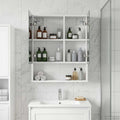 Badezimmerspiegelschrank Weiß 50 x 14,5 x 70 cm Holzwerkstoff