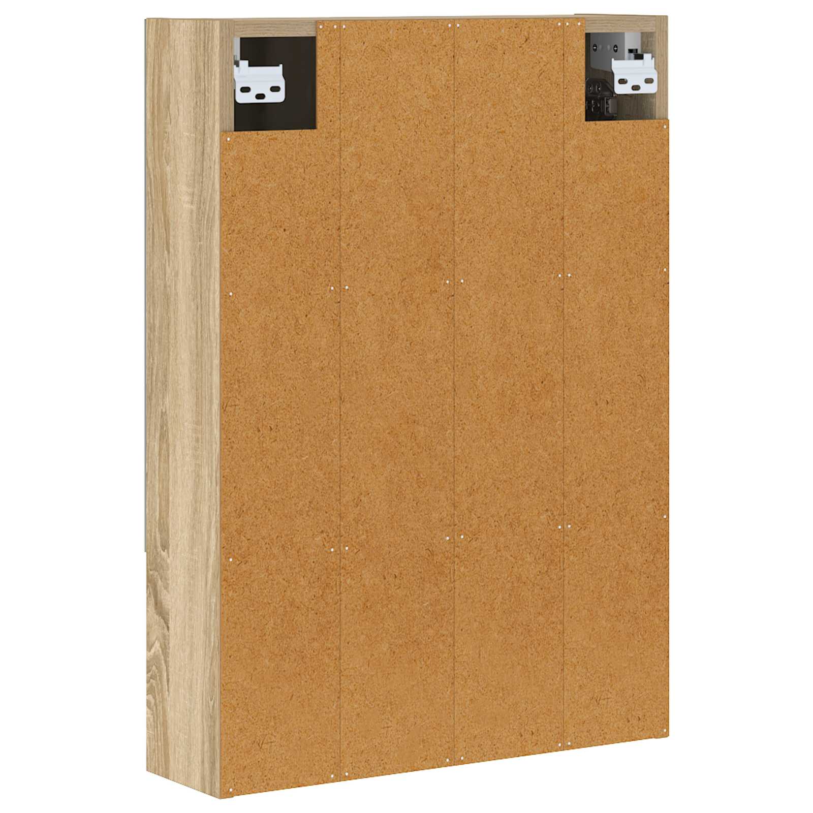 Badezimmerspiegelschrank mit Tür Sonoma-Eiche 50 x 14,5 x 70 cm