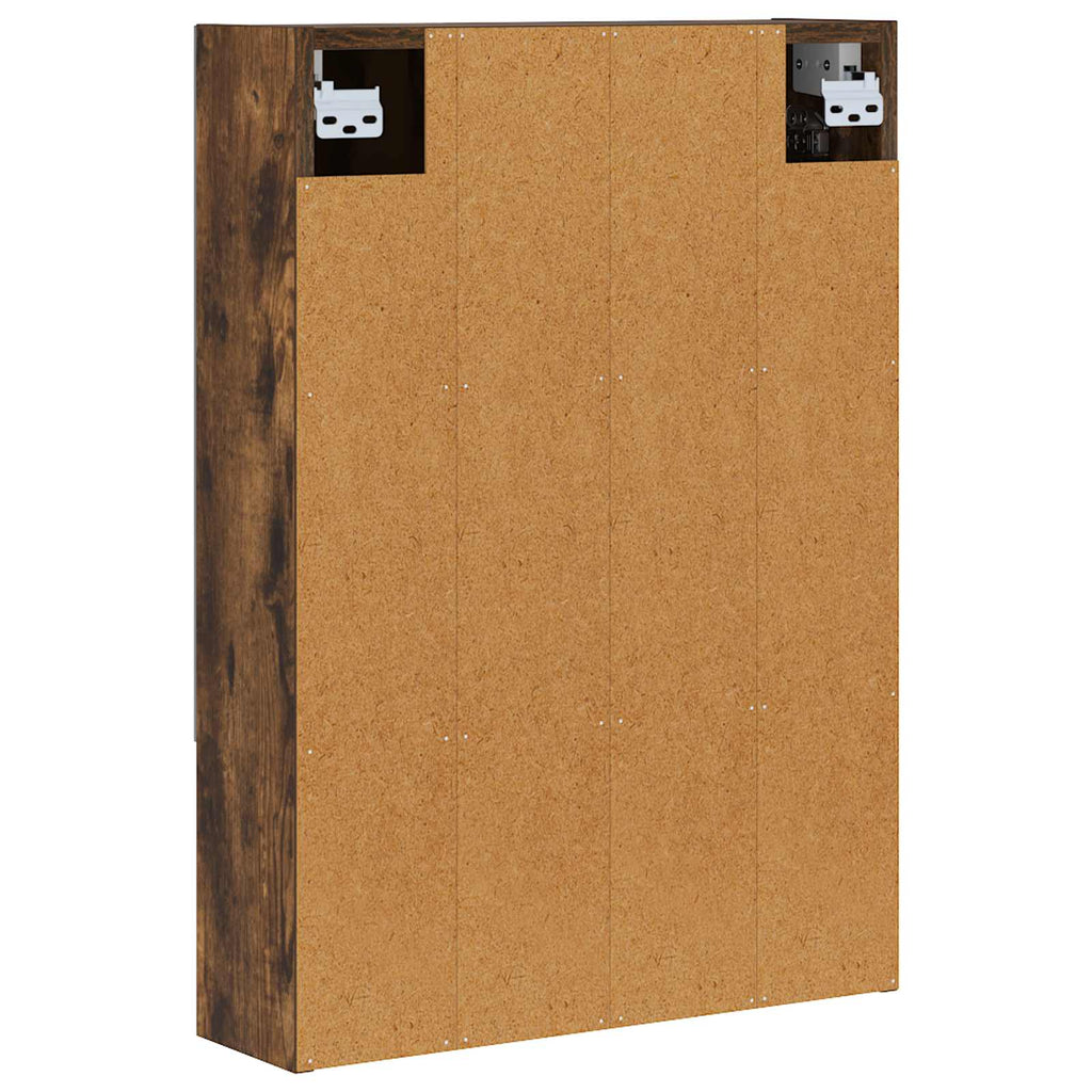Badezimmerspiegelschrank Geräucherte Eiche 50 x 14,5 x 70 cm