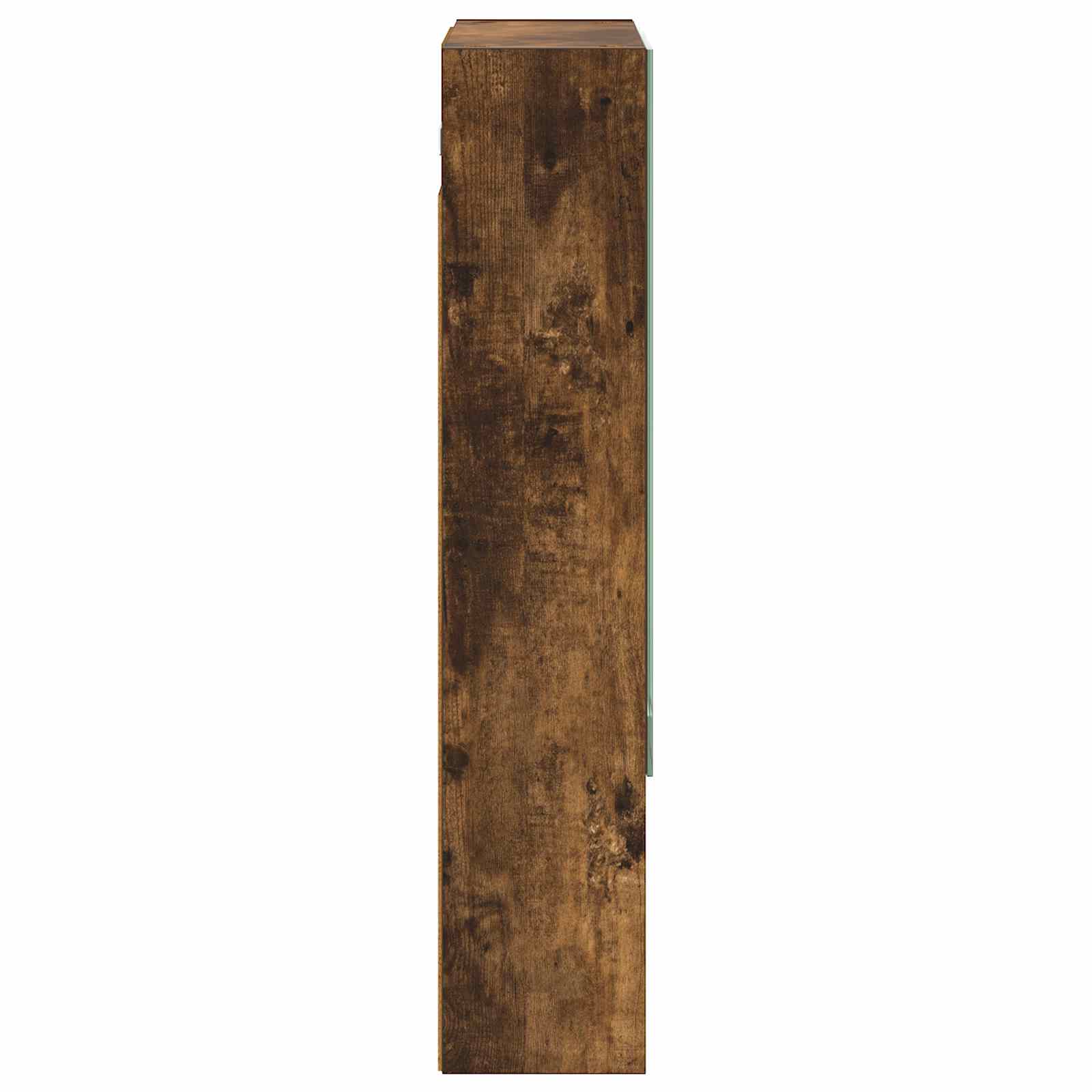 Badezimmerspiegelschrank Geräucherte Eiche 50 x 14,5 x 70 cm