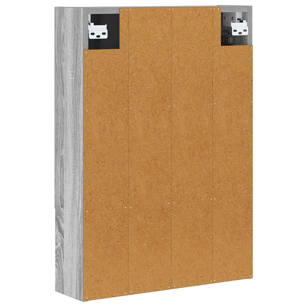 Badezimmerspiegelschrank Graues Sonoma 50 x 14,5 x 70 cm