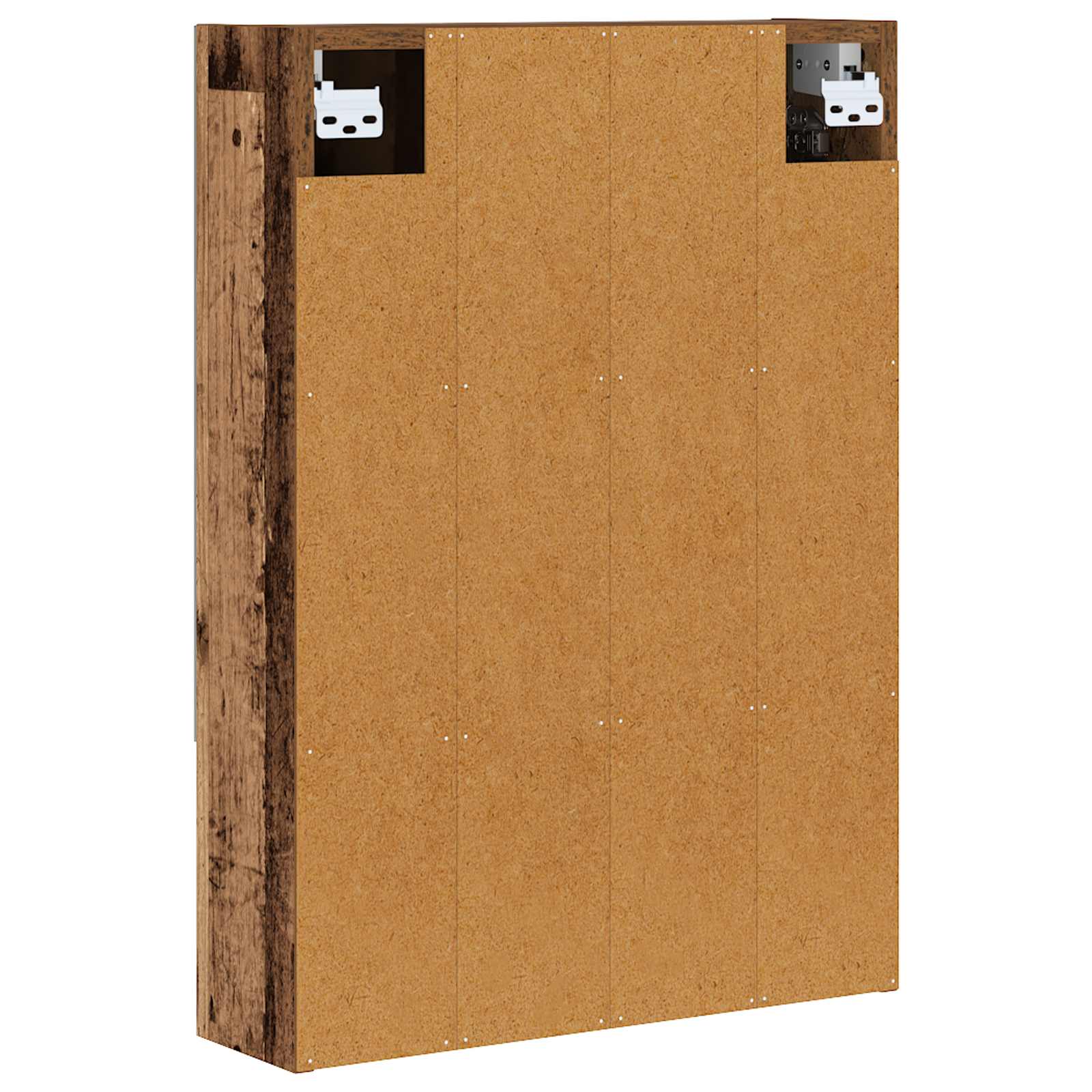 Badezimmerspiegelschrank mit Regal Altholz 50 x 14,5 x 70 cm