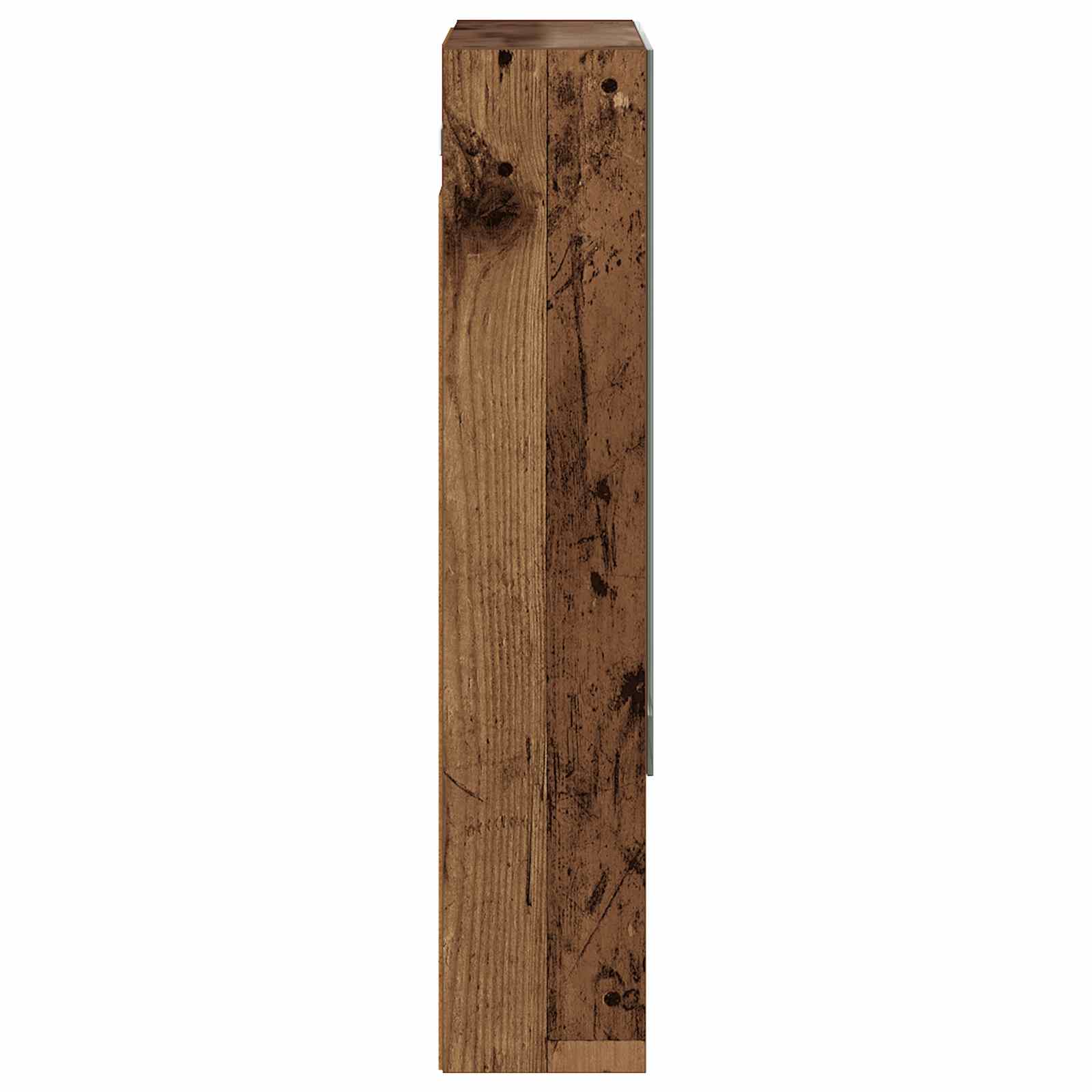 Badezimmerspiegelschrank mit Regal Altholz 50 x 14,5 x 70 cm