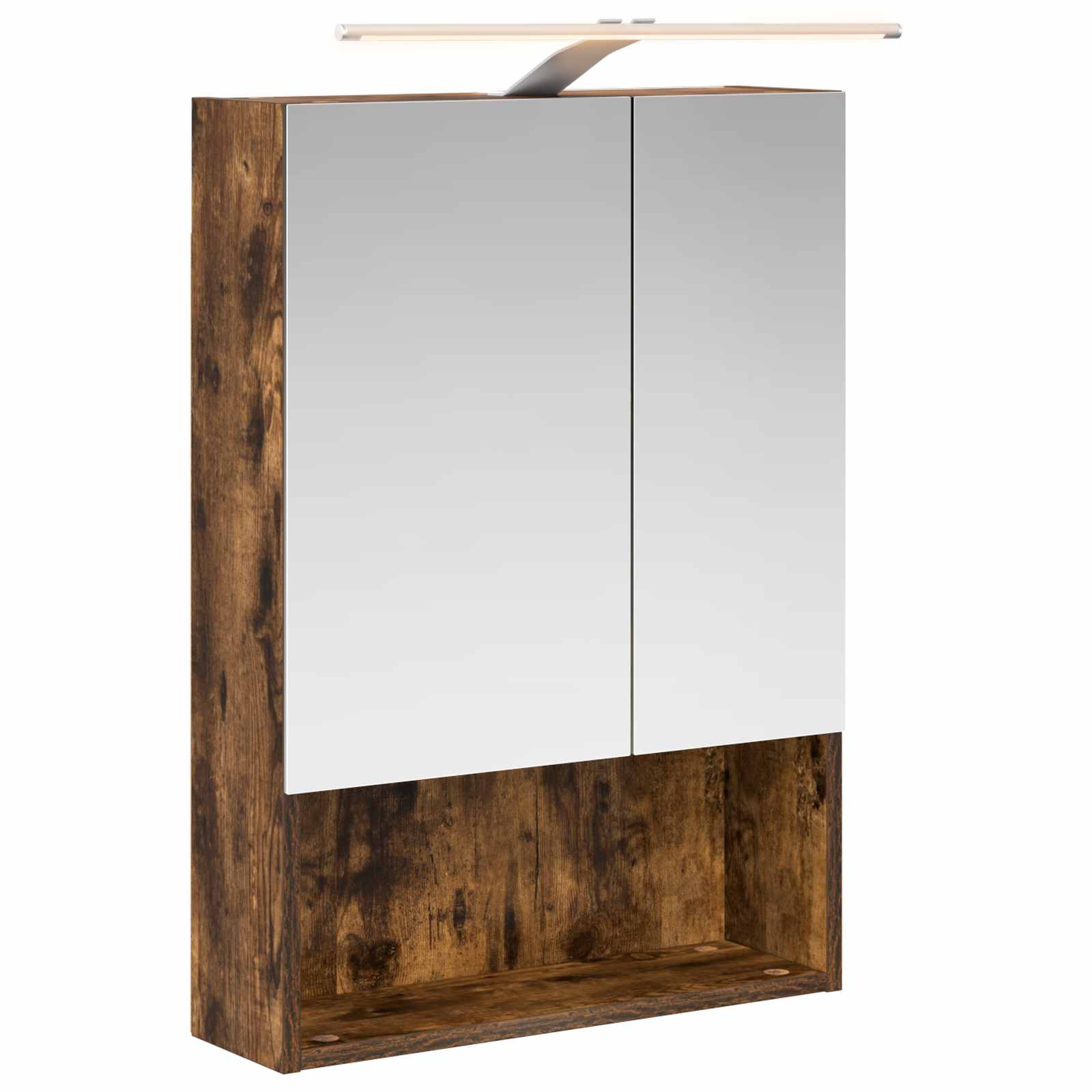 Badezimmerspiegelschrank Geräucherte Eiche 50 x 14,5 x 70 cm