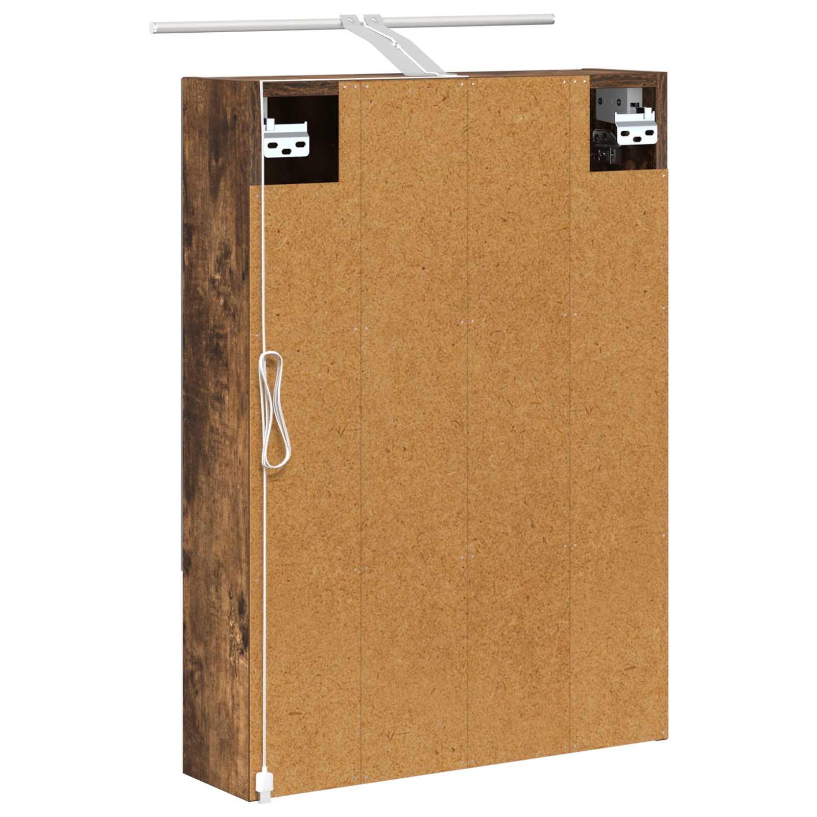 Badezimmerspiegelschrank Geräucherte Eiche 50 x 14,5 x 70 cm
