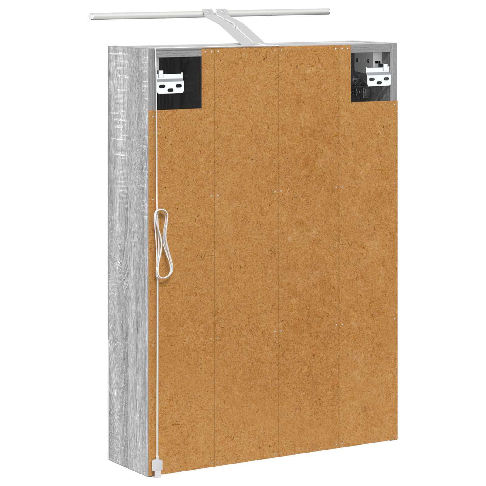 Badezimmerspiegelschrank Graues Sonoma 50 x 14,5 x 70 cm