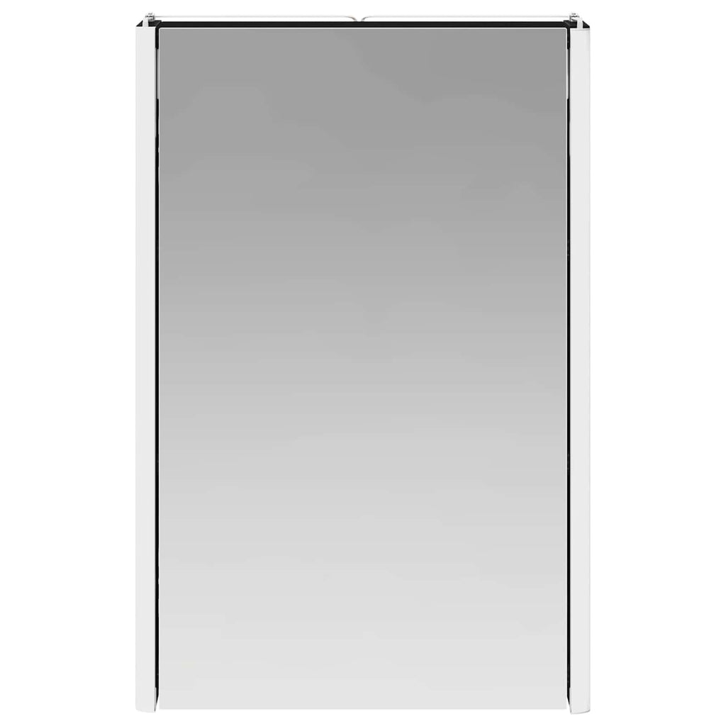Badezimmerspiegelschrank Schwarz Eichen-Optik 33 x 11,5 x 50 cm