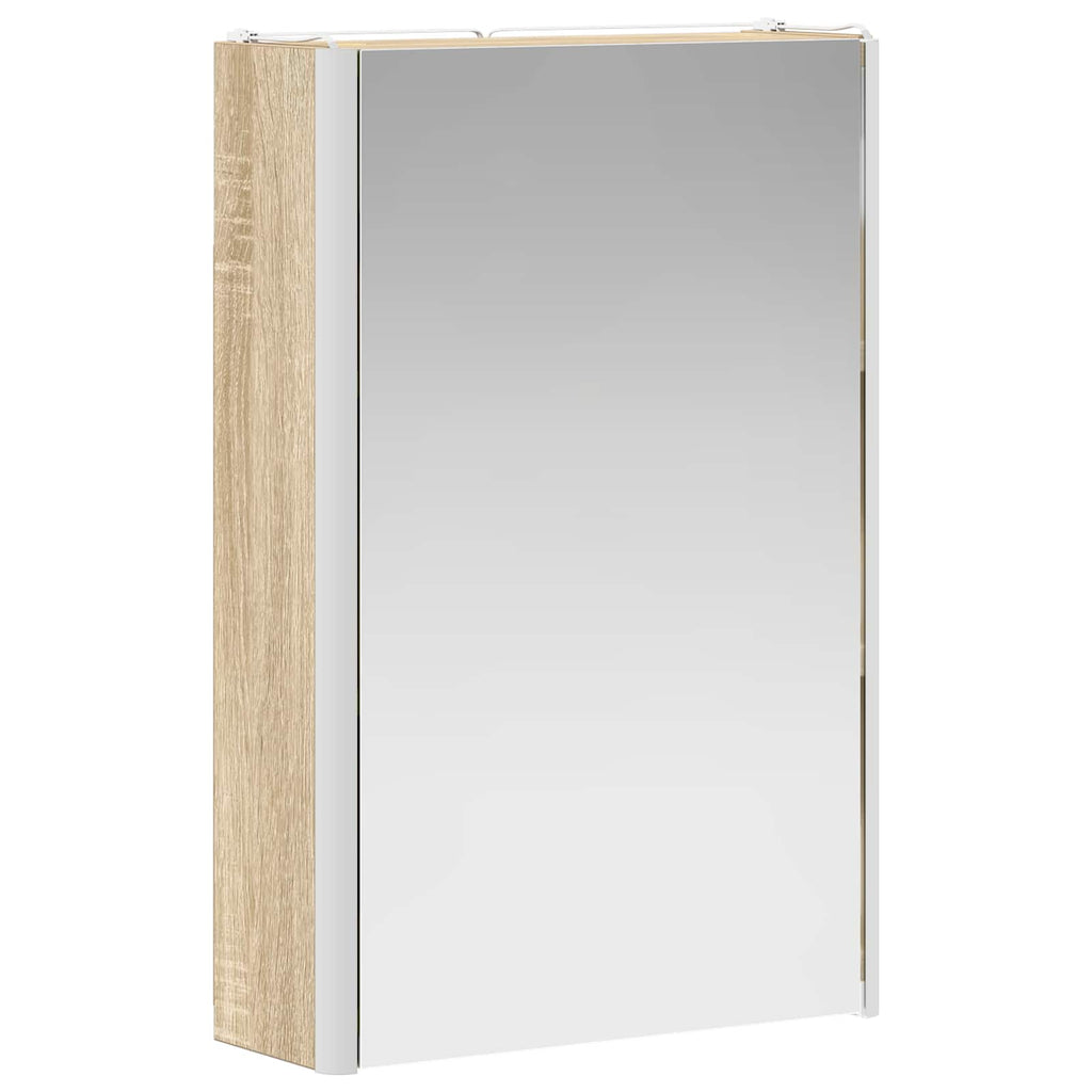 Badezimmerspiegelschrank Sonoma-Eiche 33 x 11,5 x 50 cm