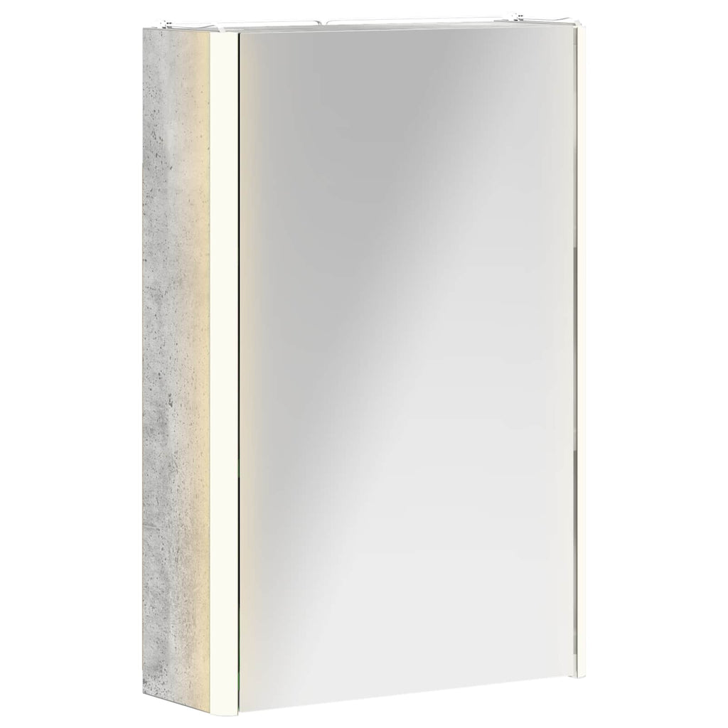 Badezimmerspiegelschrank Beton Grau 33 x 11,5 x 50 cm