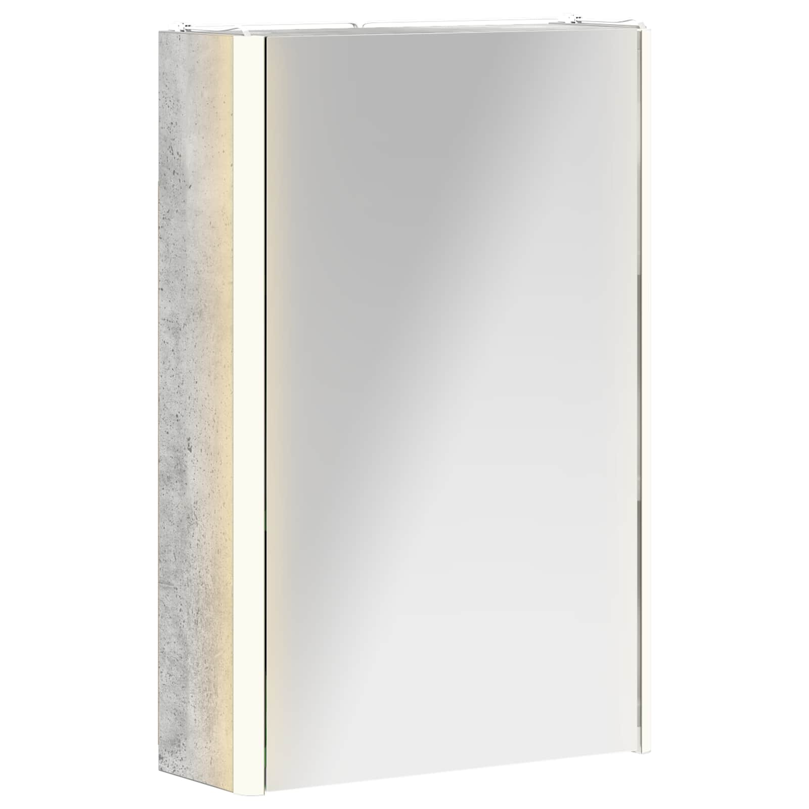 Badezimmerspiegelschrank Beton Grau 33 x 11,5 x 50 cm